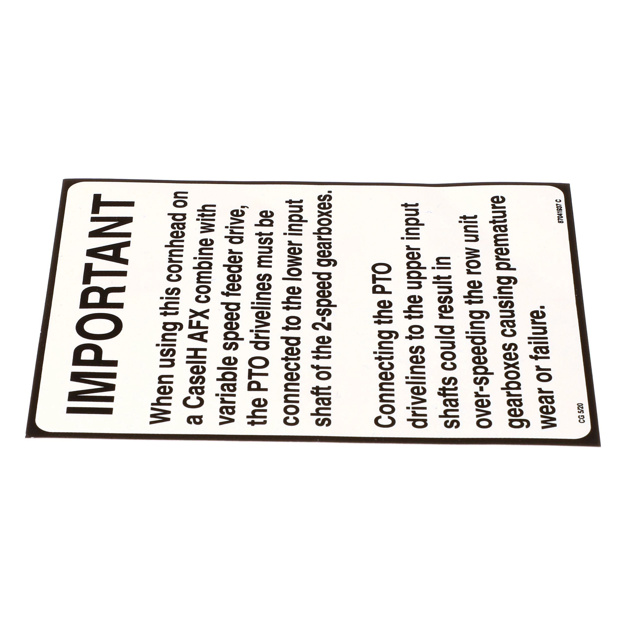 DECAL | CASEIH | IE | EN