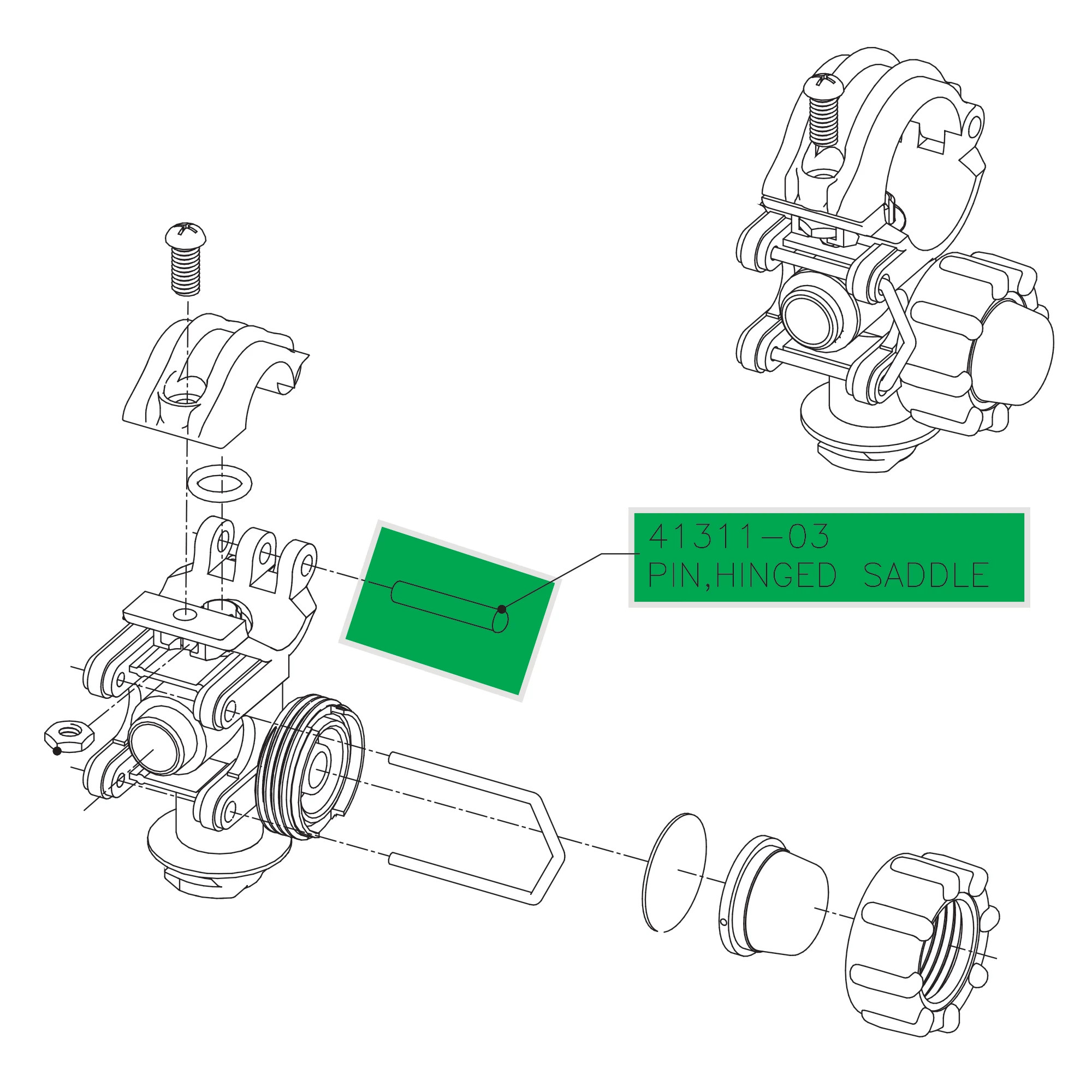 Combo-Rate® II Saddle Hinge Pin | NEWHOLLANDAG | CA | FR
