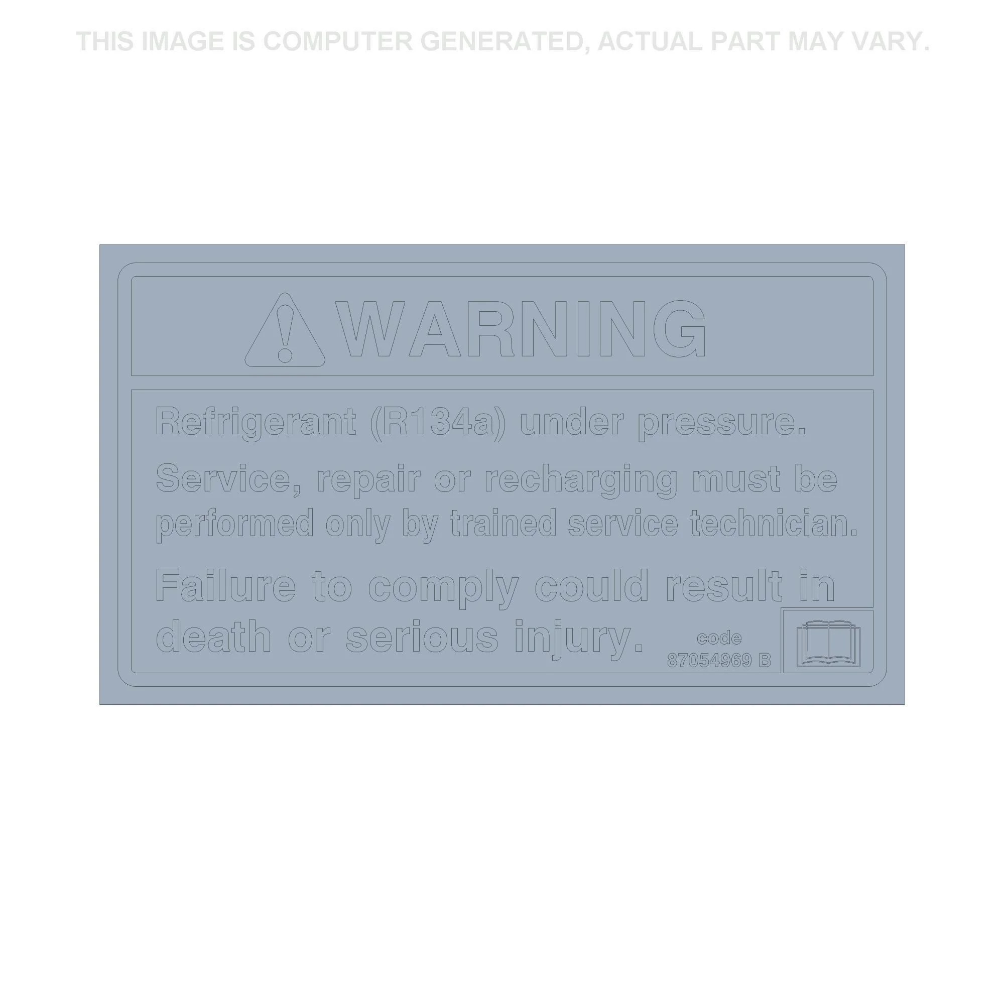 DÍSTICO DE AVISO | CASEIH | EU | PT