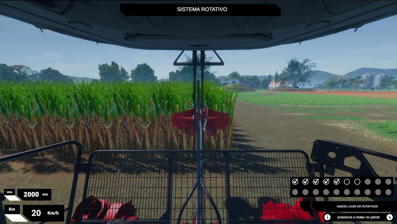 Simulador de operação Cockpit