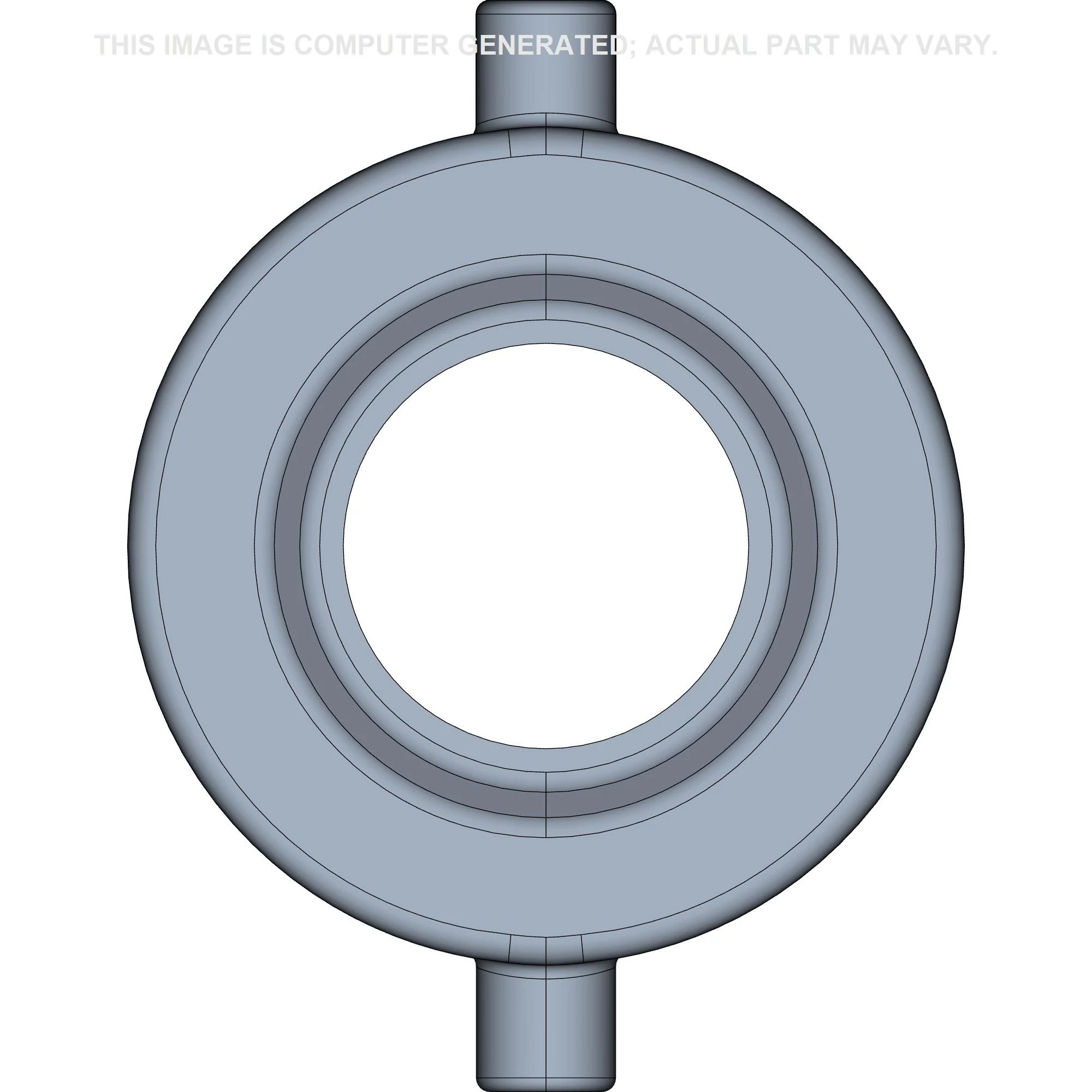 Flange para rolamento - 33 mm DI x 124 mm DE x 33 mm L