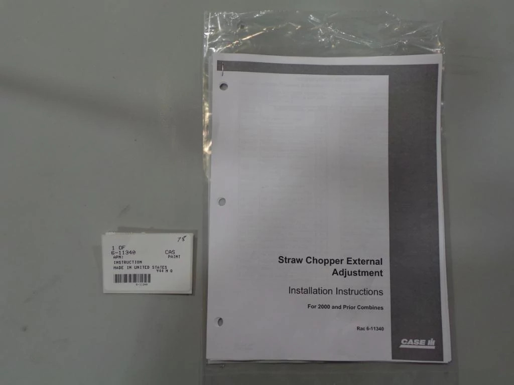 INSTRUCTION | CASEIH | US | EN