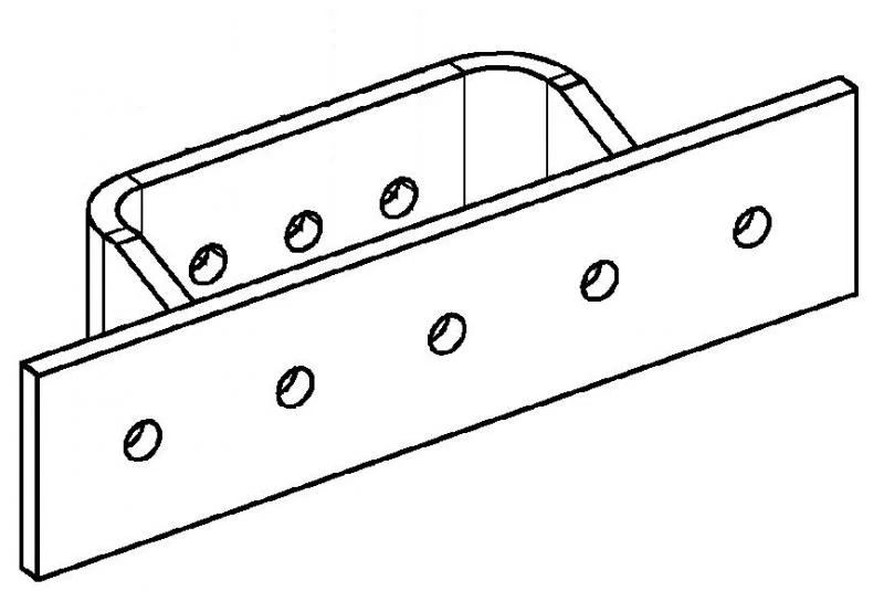 Front Weight Extension Mounting Bracket - 5 Weights | CASEIH | US | EN