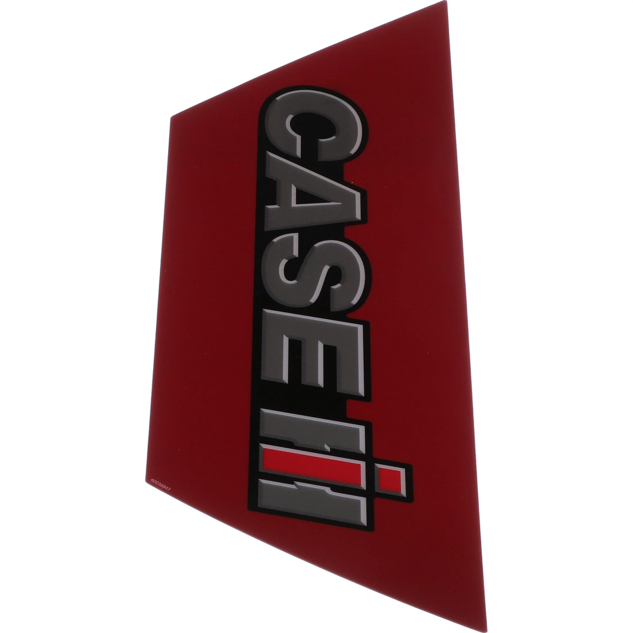 Case IH New Style Raised Vinyl Decal – Multi-Color Rectangle Tractor Sticker