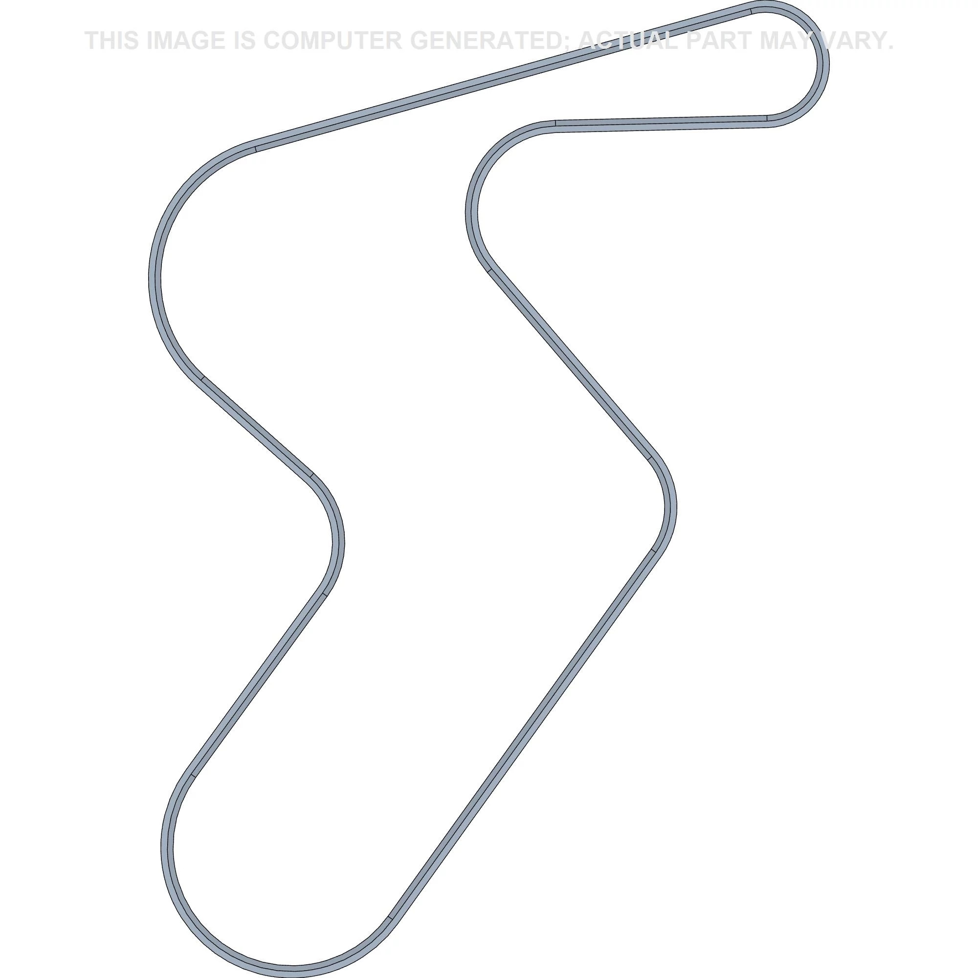 Correia serpentina de poliéster