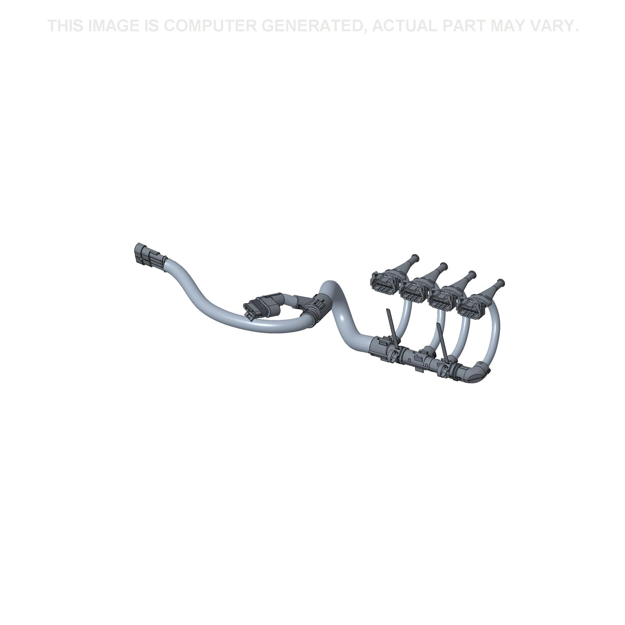 Chicote de fios da válvula de montagem intermediária