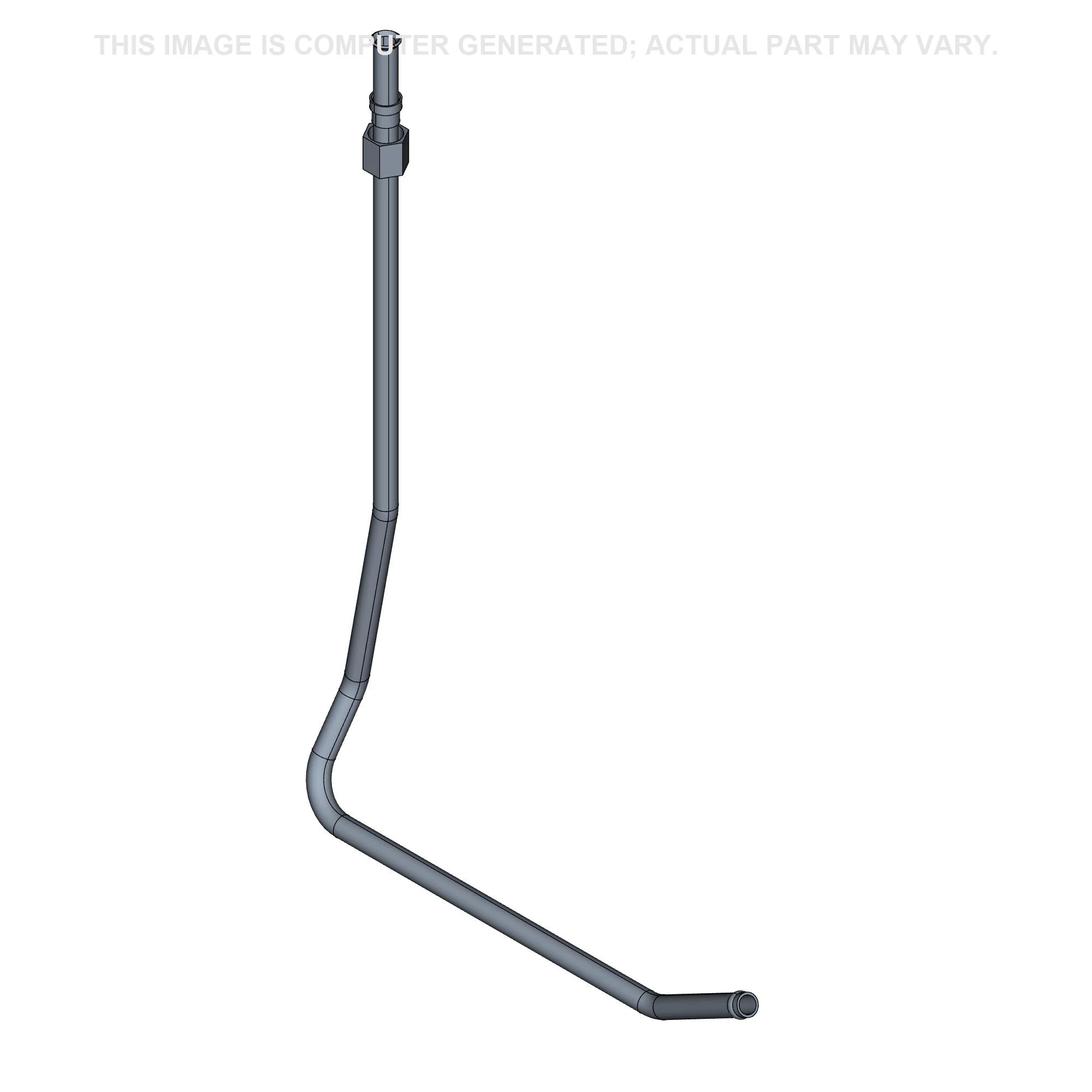 Cooling System Tube - Upper Right-Hand - 15.875 mm OD x 584 mm L