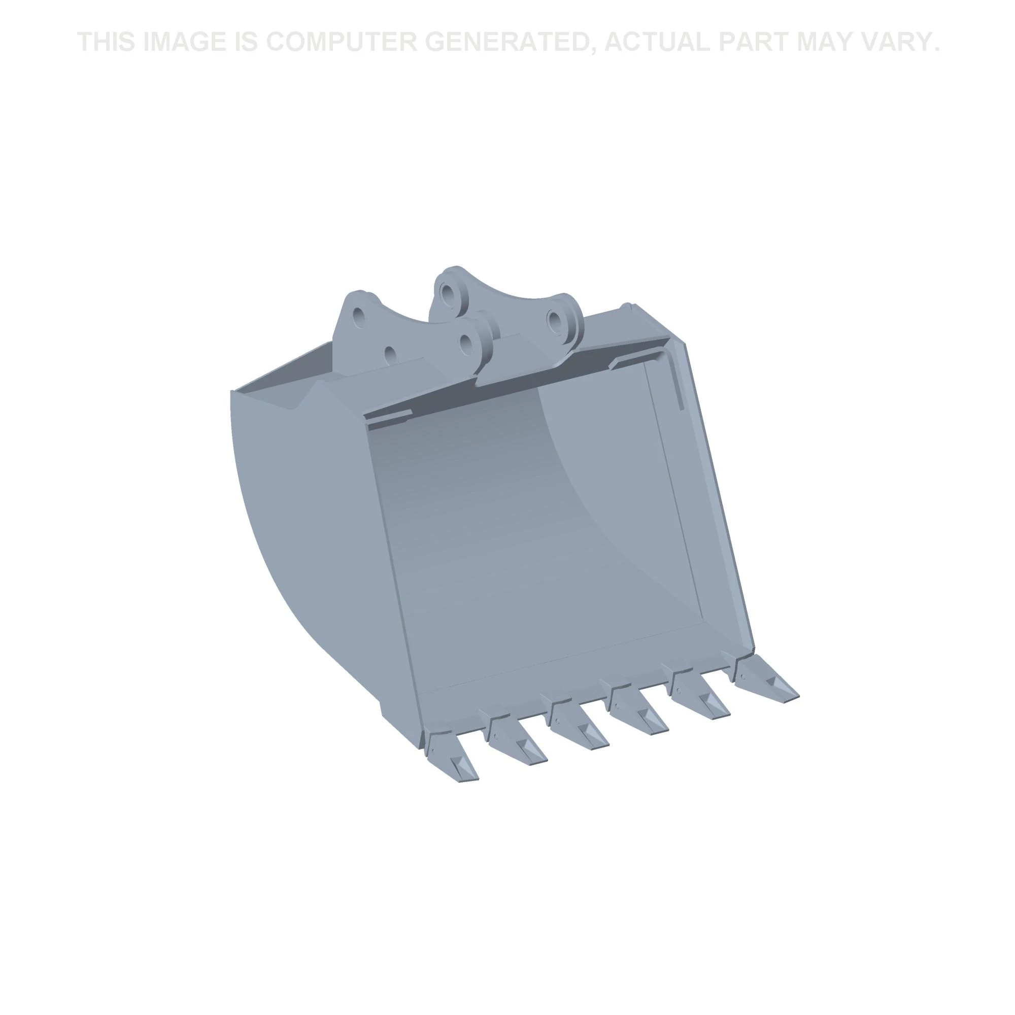 36" Heavy-Duty Backhoe Bucket - 6 Teeth - 11.4 yd³