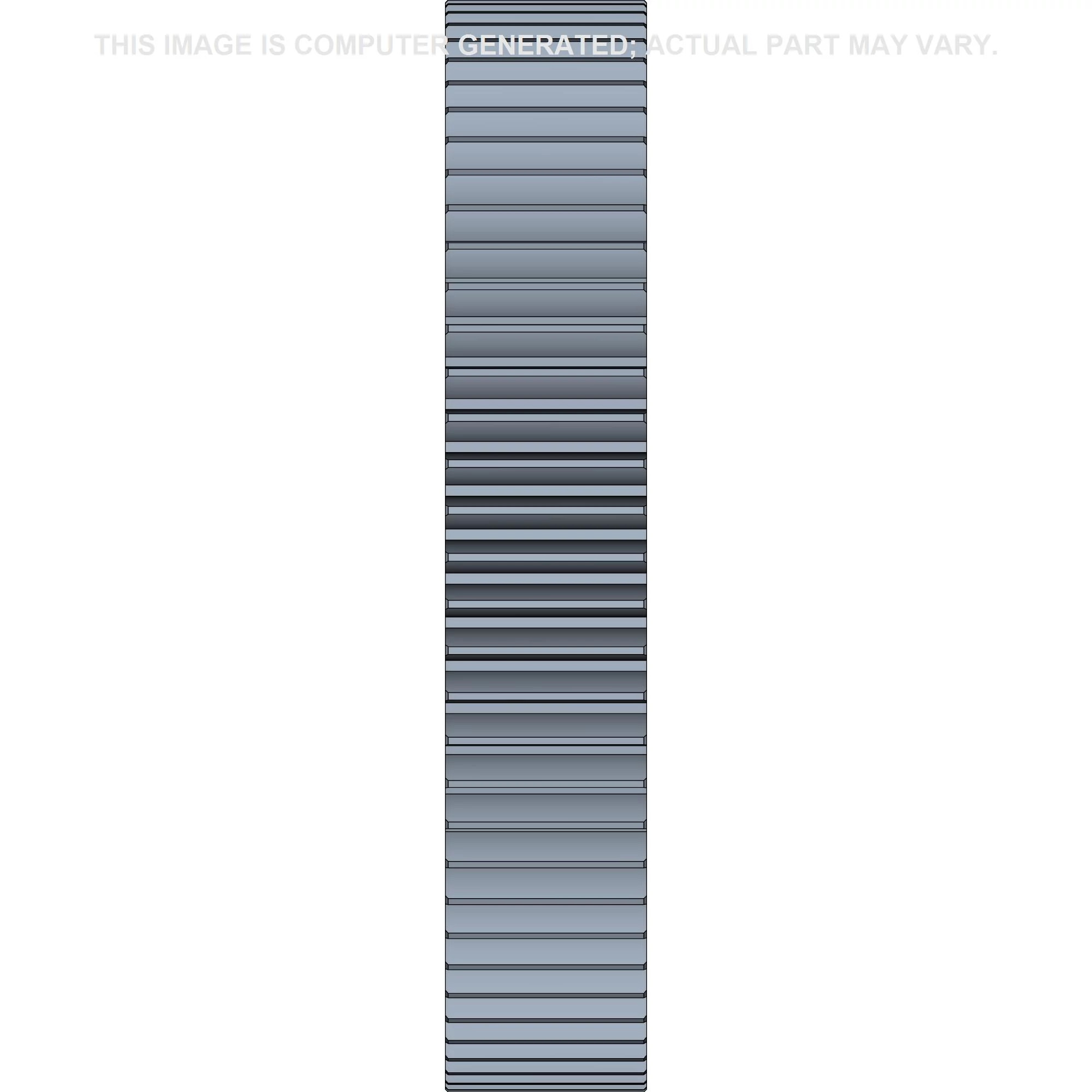 Engrenagem acionada da transmissão final - 106 mm DI x 72 mm Esp