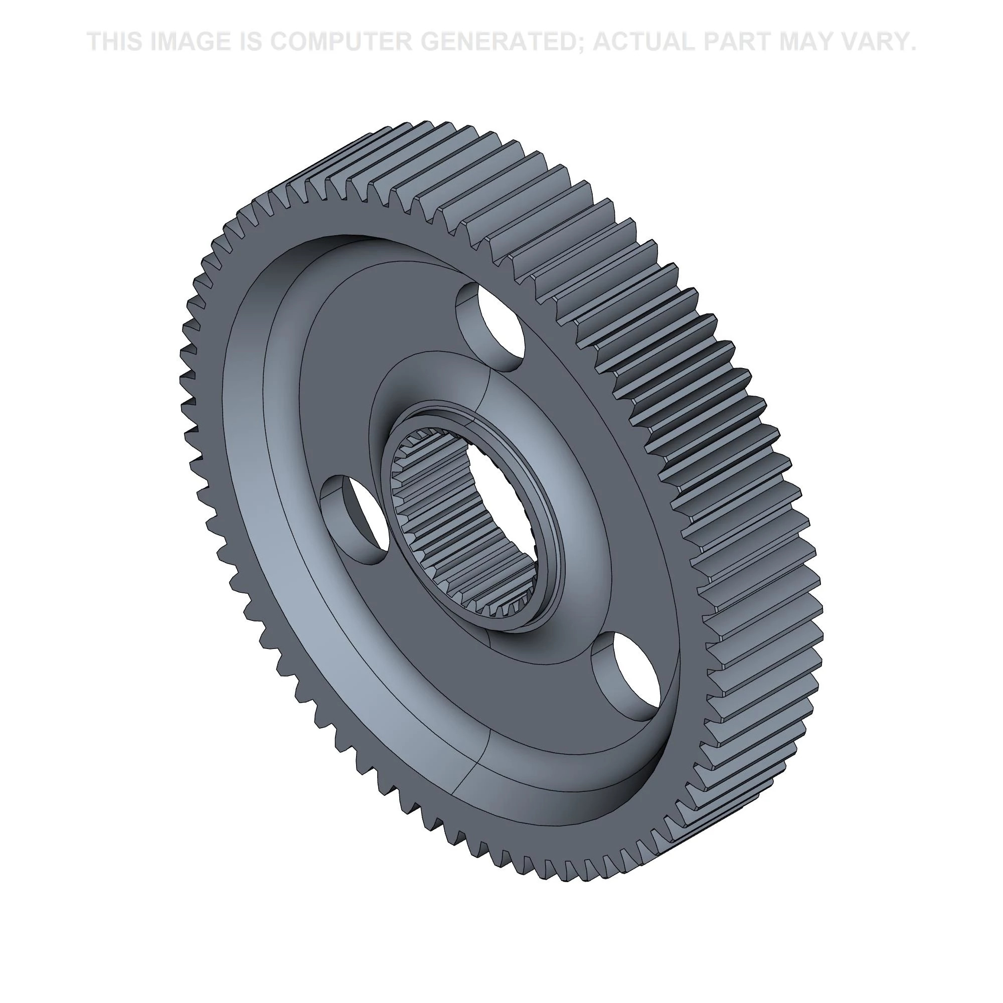 Engrenagem acionada da transmissão final - 106 mm DI x 72 mm Esp