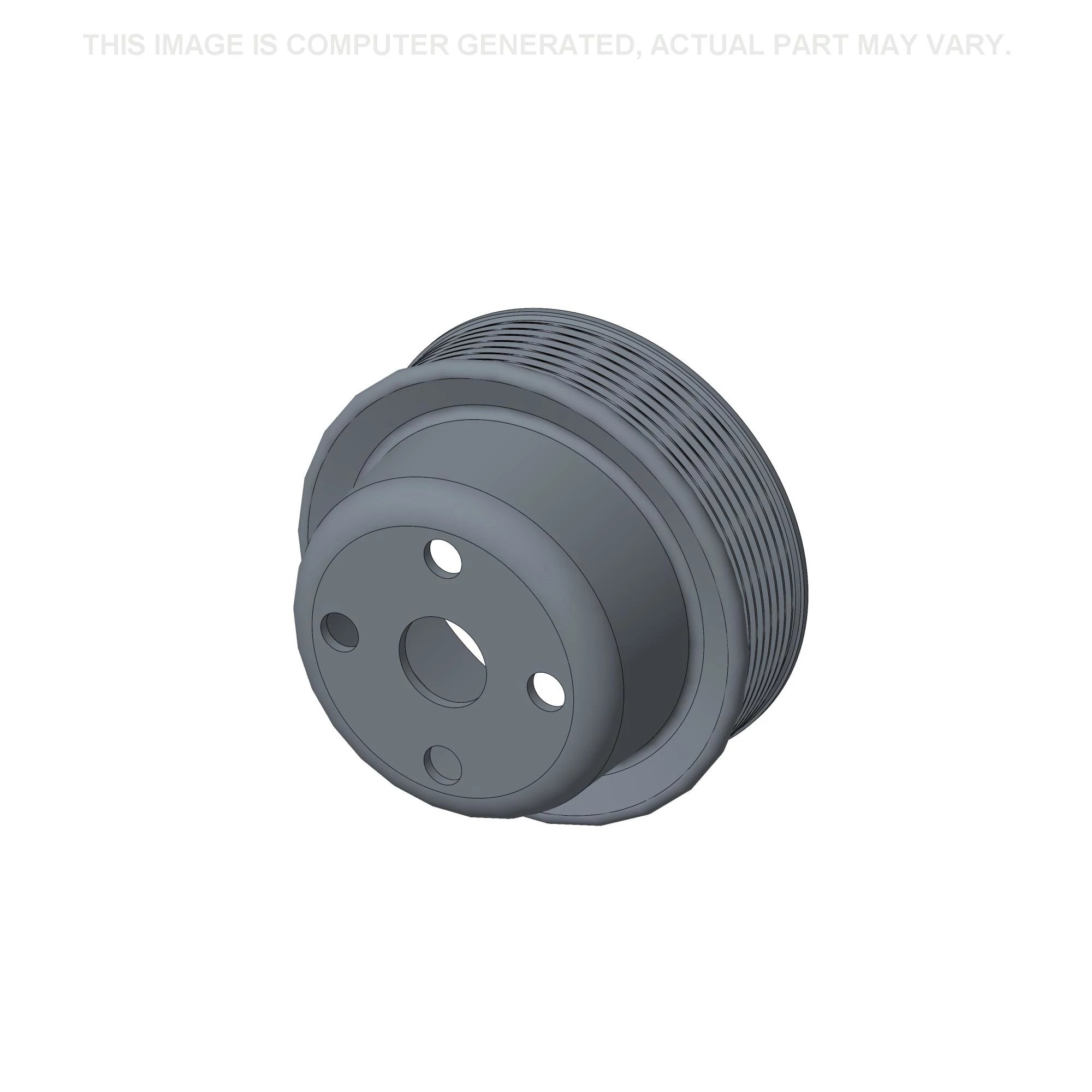 Polia acionada pela ventoinha do motor - 25 mm DI x 130 mm DE x 72 mm L | CASECE | BR | PT