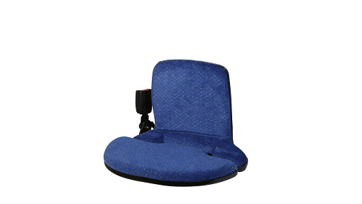 Instructor Seat Assembly With Belt - Foldable - Blue Fabric | NEWHOLLANDAG | US | EN
