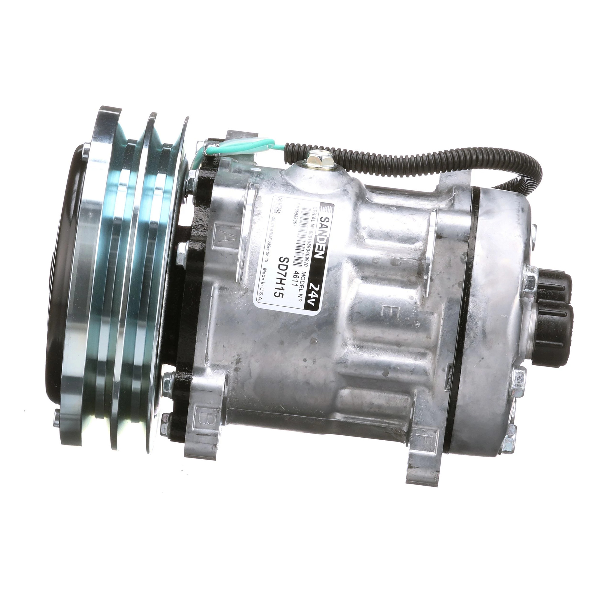 A/C Compressor - 24-Volt Double Gear