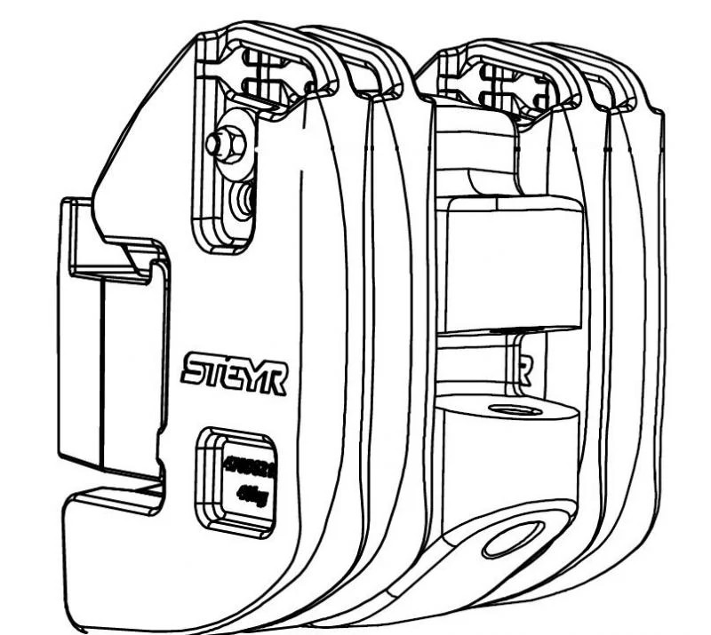 Kit de pesos dianteiros com gancho de reboque - 4 x 40 kg