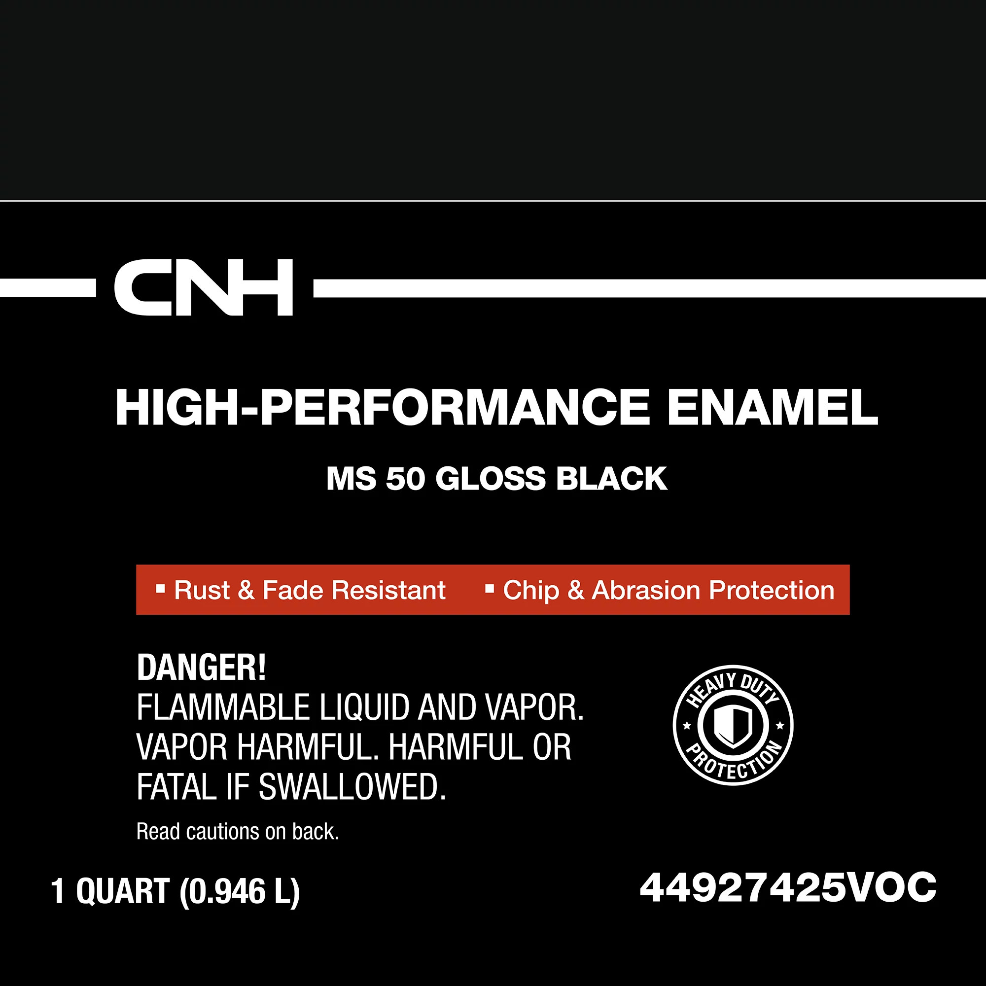 Gloss Black Enamel Paint - Low VOC - 1 qt/946 ml Can | CASECE | US | EN