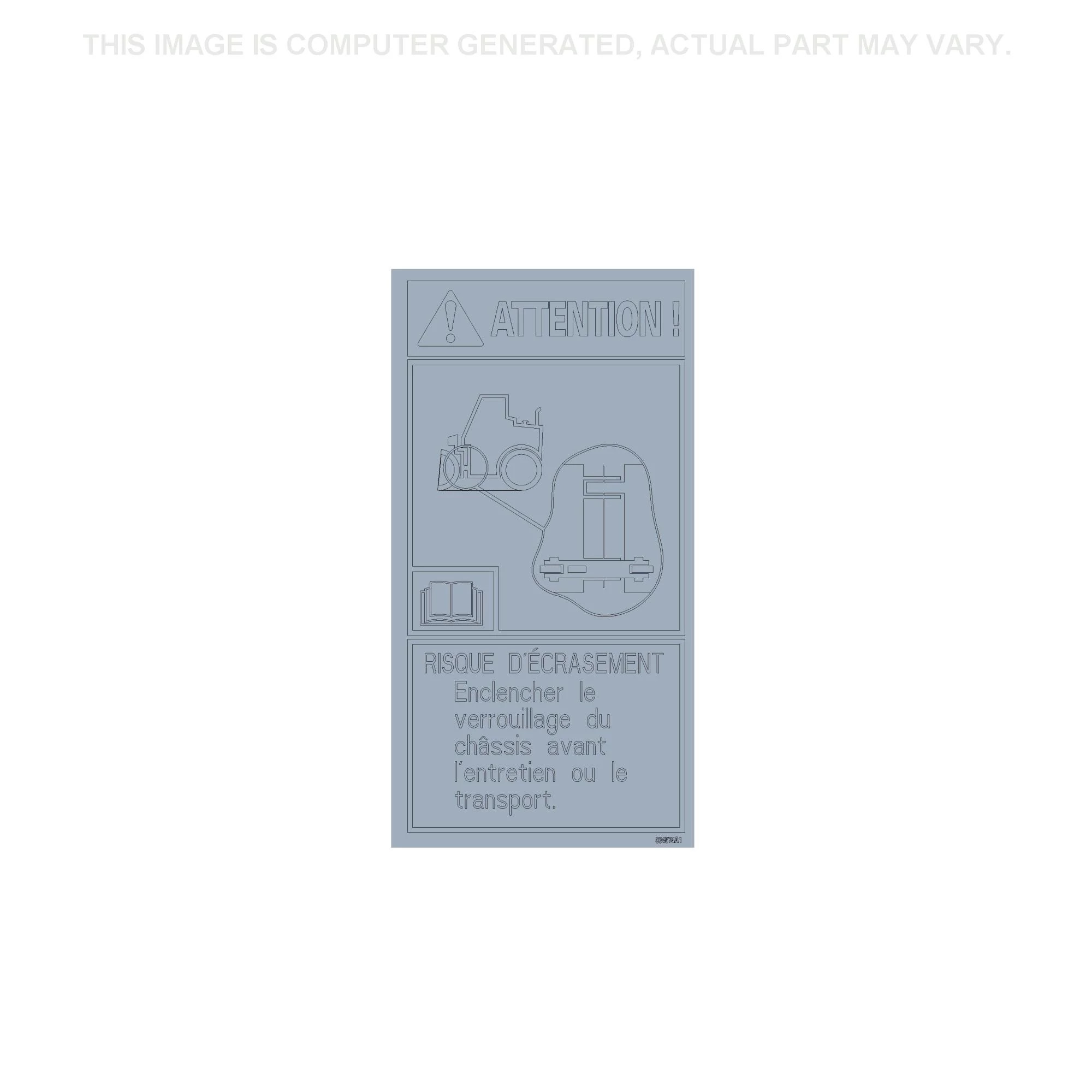 DECAL, WARNING | NEWHOLLANDAG | ES | ES