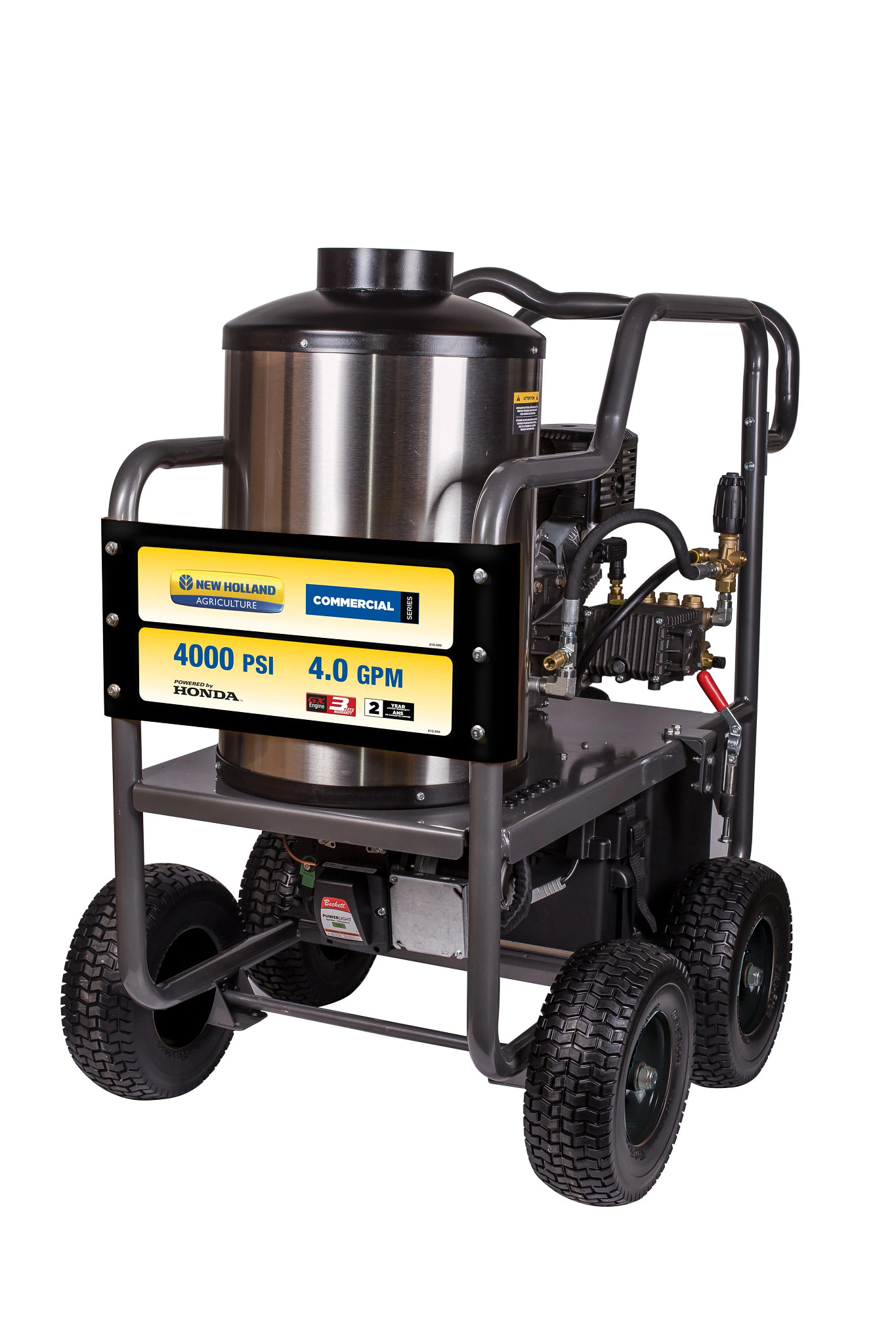 Nettoyeur à pression Honda - Eau chaude - 4,000 LB/PO² - 4 gal/min | NEWHOLLANDCE | CA | FR