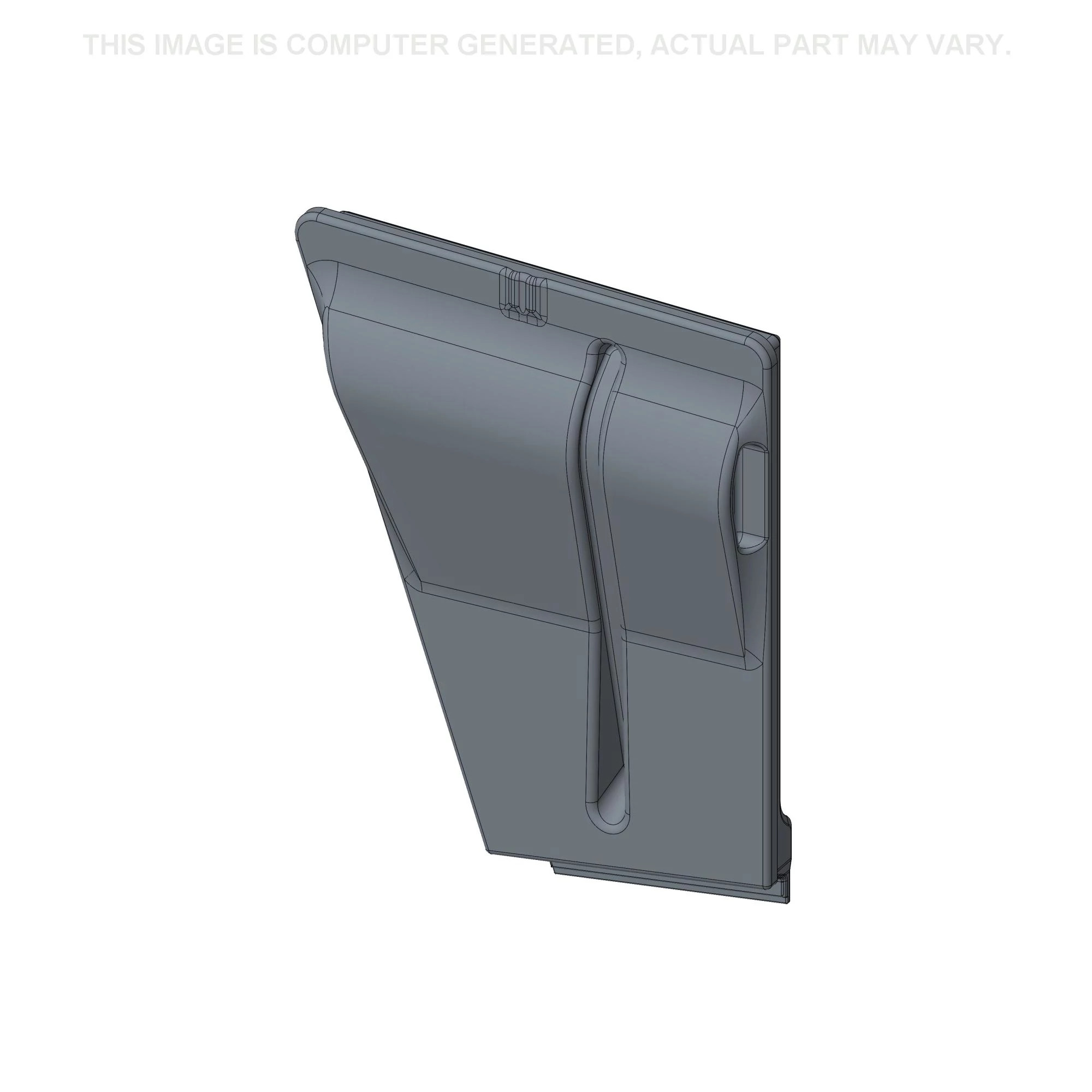 Painel da estrutura da debulhadora - Parte traseira direita - 605 mm C x 792 mm A