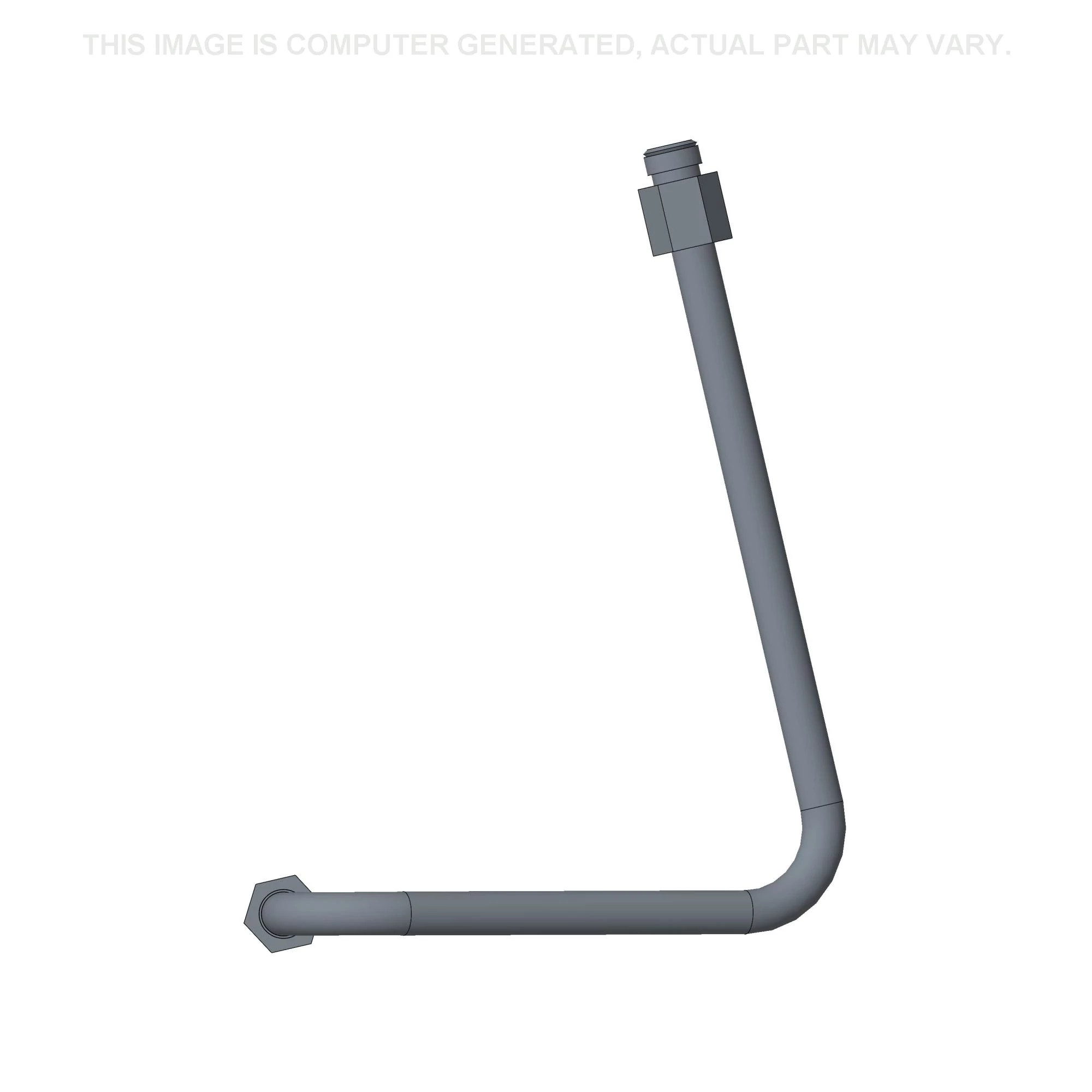 High-Flow Hydraulic Auxiliary Tube - 15.88 mm OD x 516 mm L