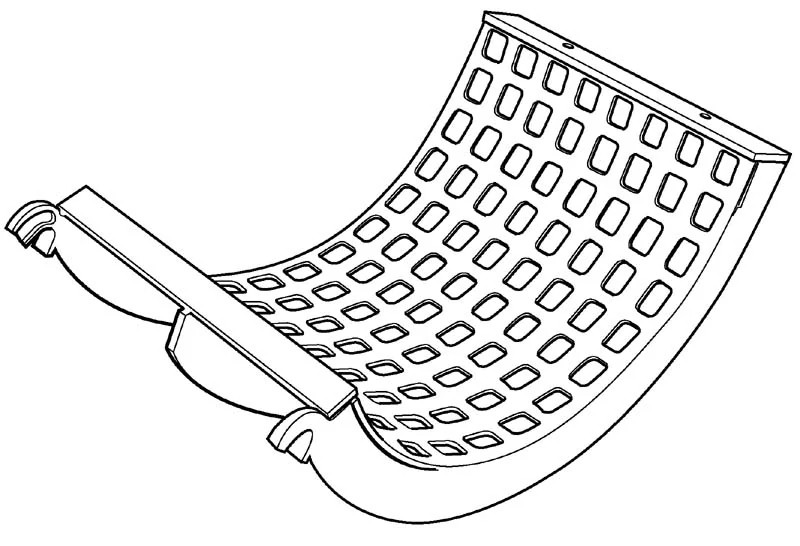 Kit de grades separadoras perfuradas