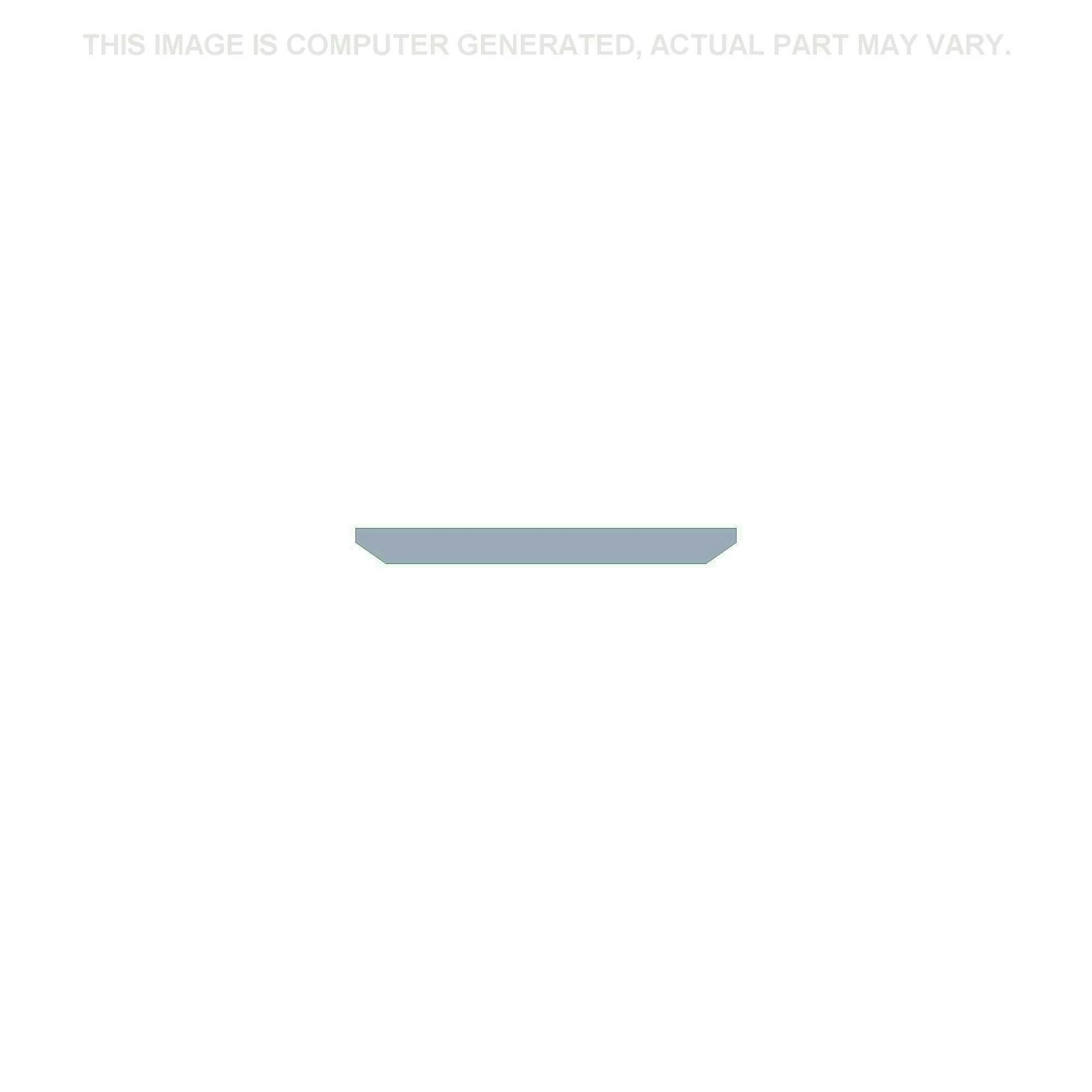 Borda de corte - Centro - 15 furos para parafusos - 2258 mm