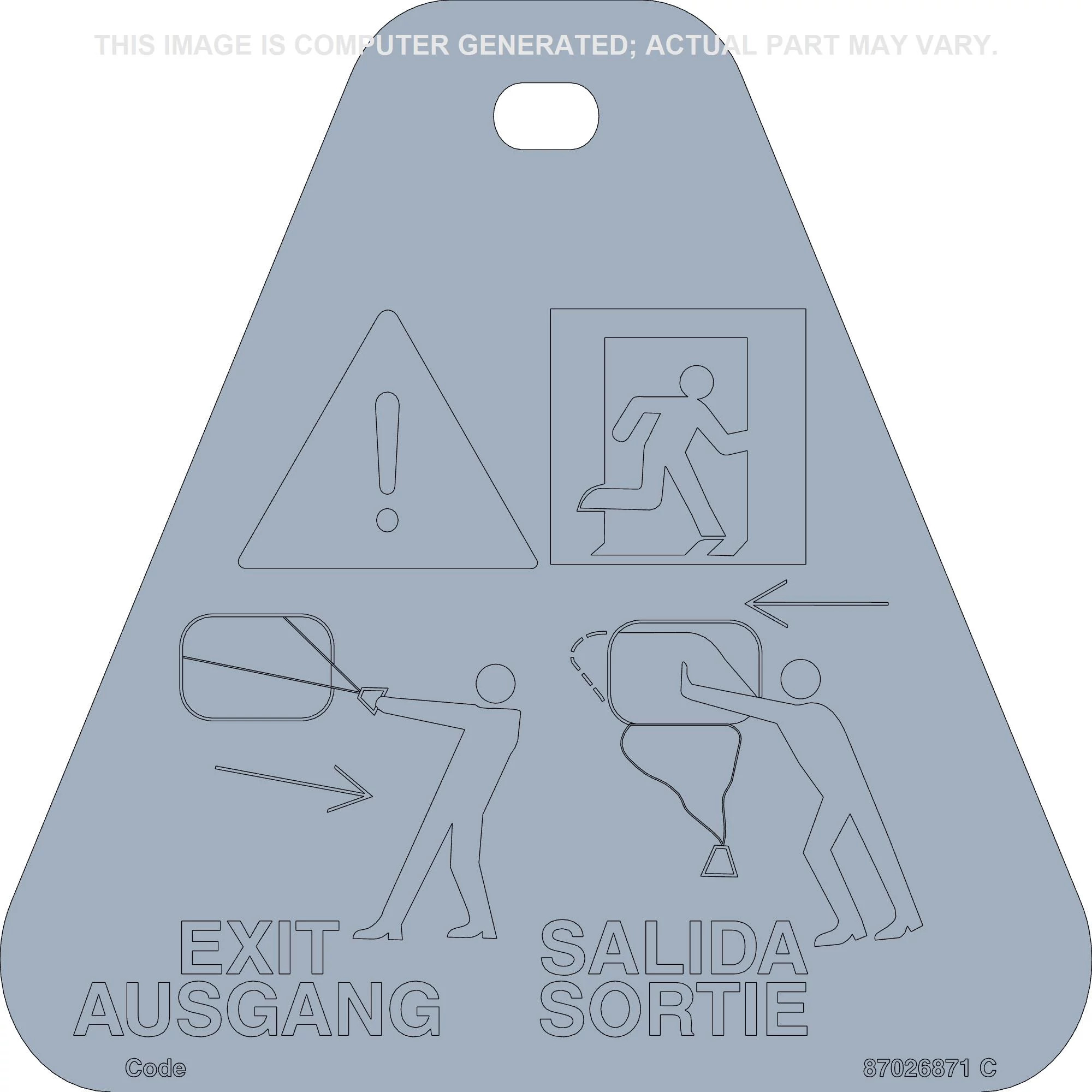 PLASTIC SIGN | NEWHOLLANDAG | CA | EN