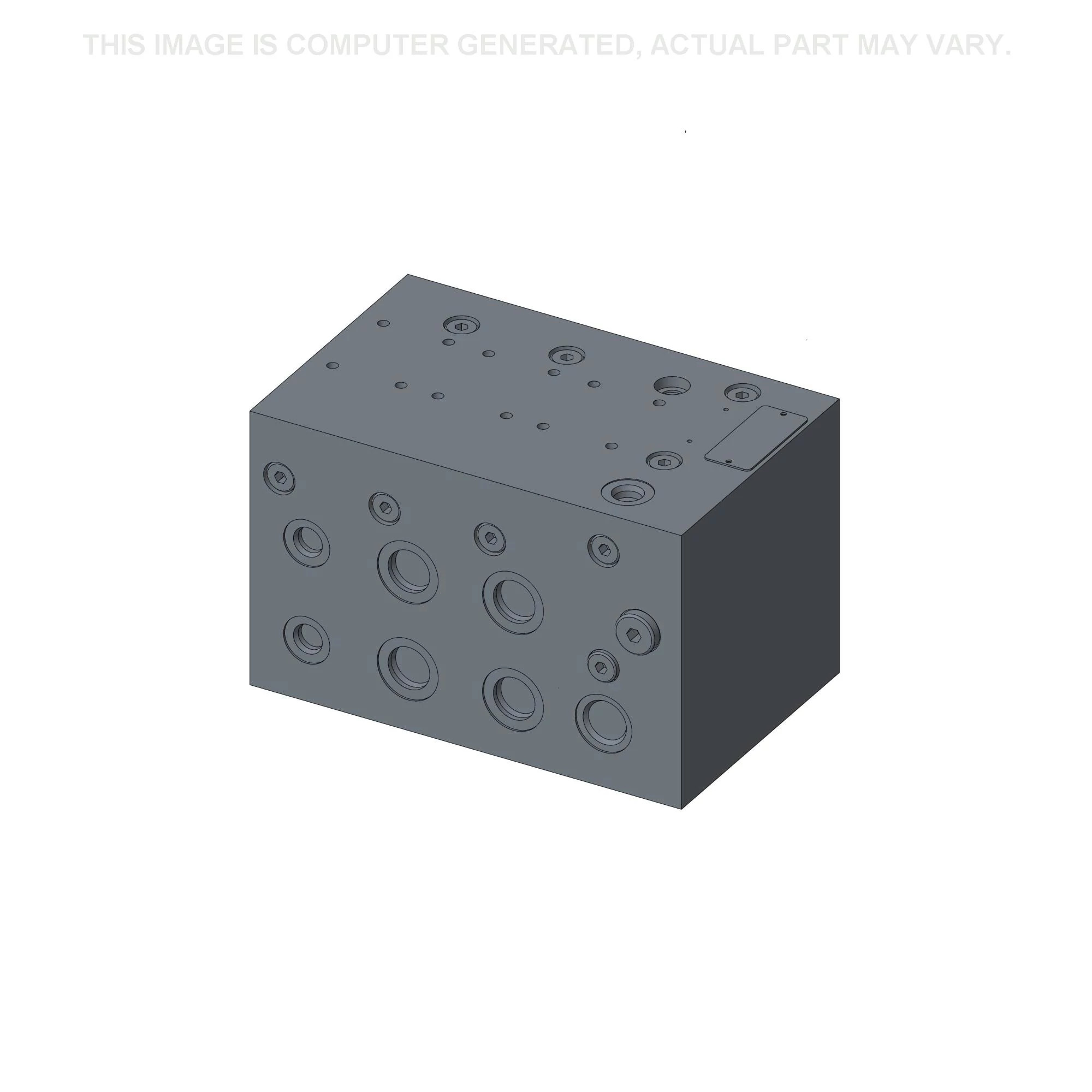 Coletor hidráulico - 205 mm C x 130 mm A x 130 mm L | NEWHOLLANDAG | BR | PT