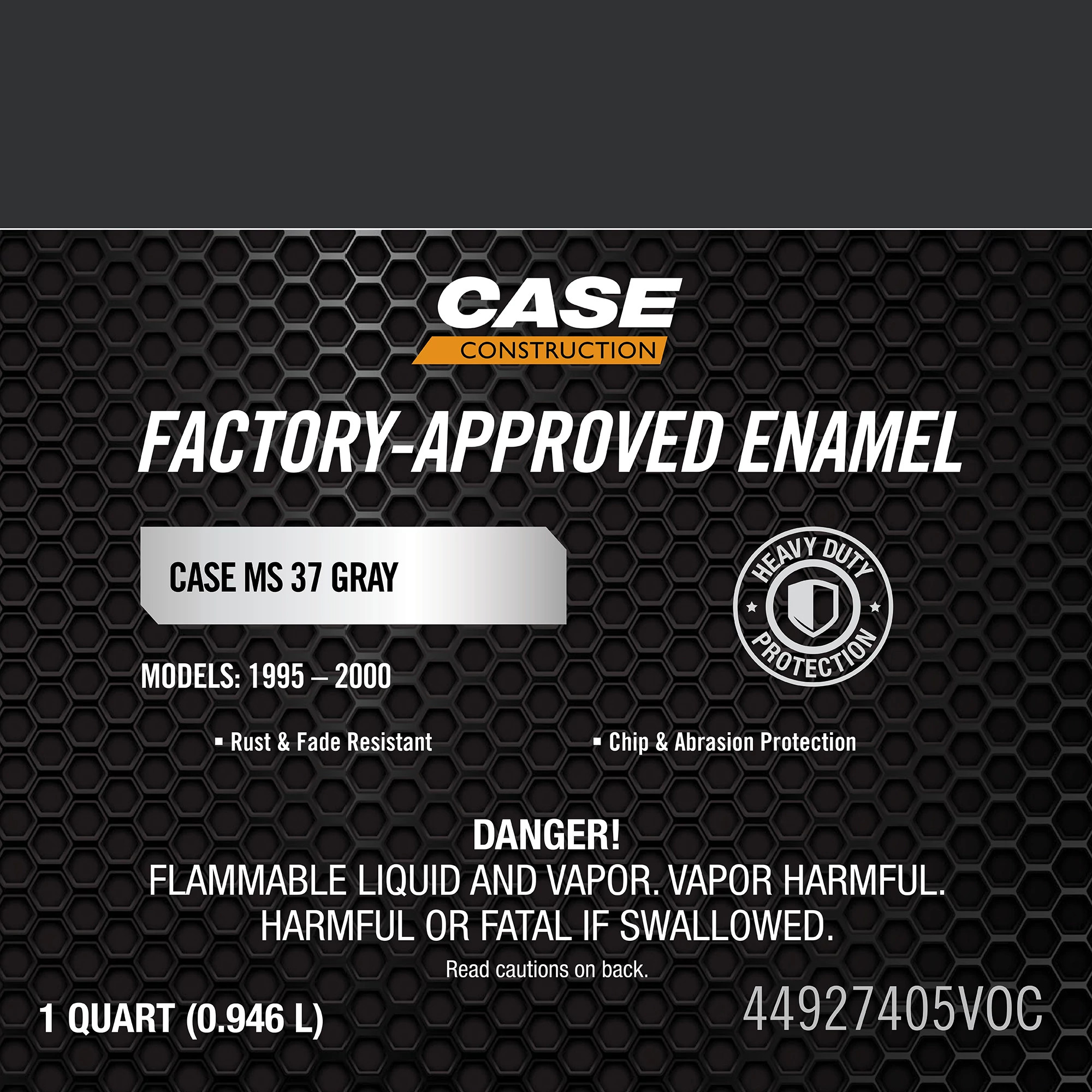MS 37 Gray Enamel Paint - Low VOC - 1 qt/946 ml Can | CASECE | CA | FR