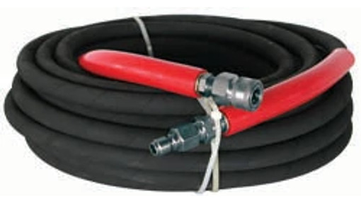 Pressure Washer Hose - Double-wire Braid - Hot Water - 50' X 3/8