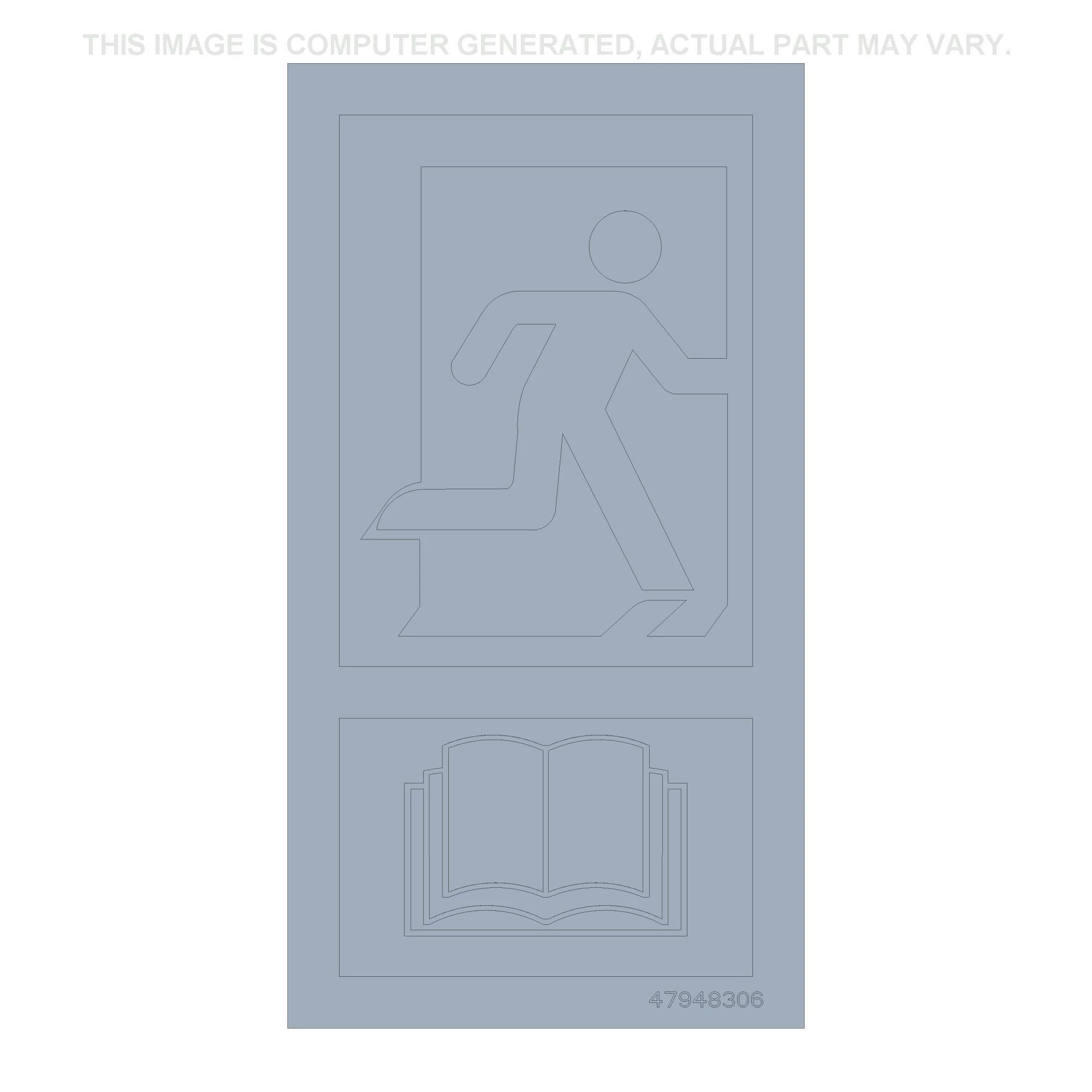 Emergency Exit Decal
