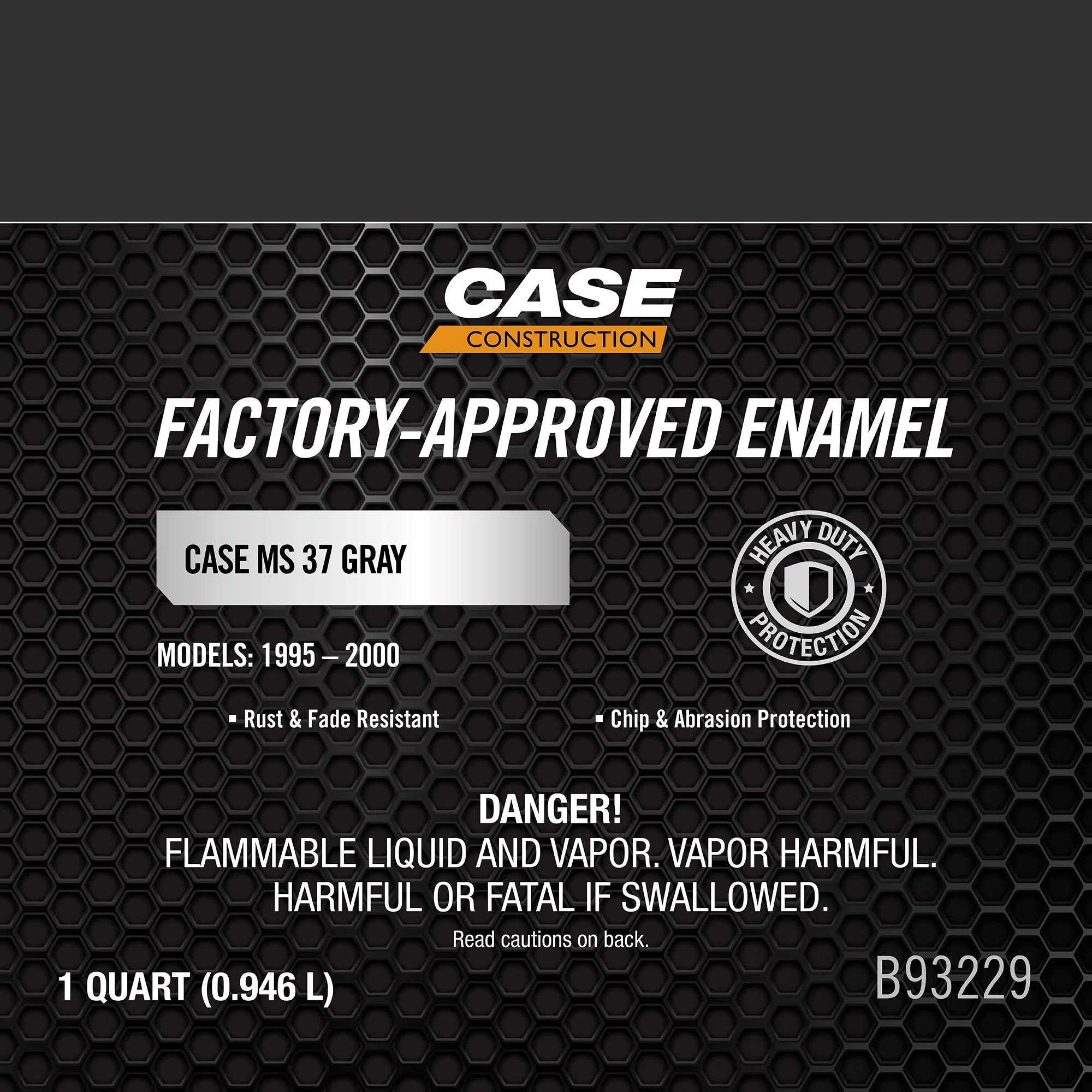 MS 37 Gray Enamel Paint - 1 qt/946 ml Can | CASECE | CA | EN