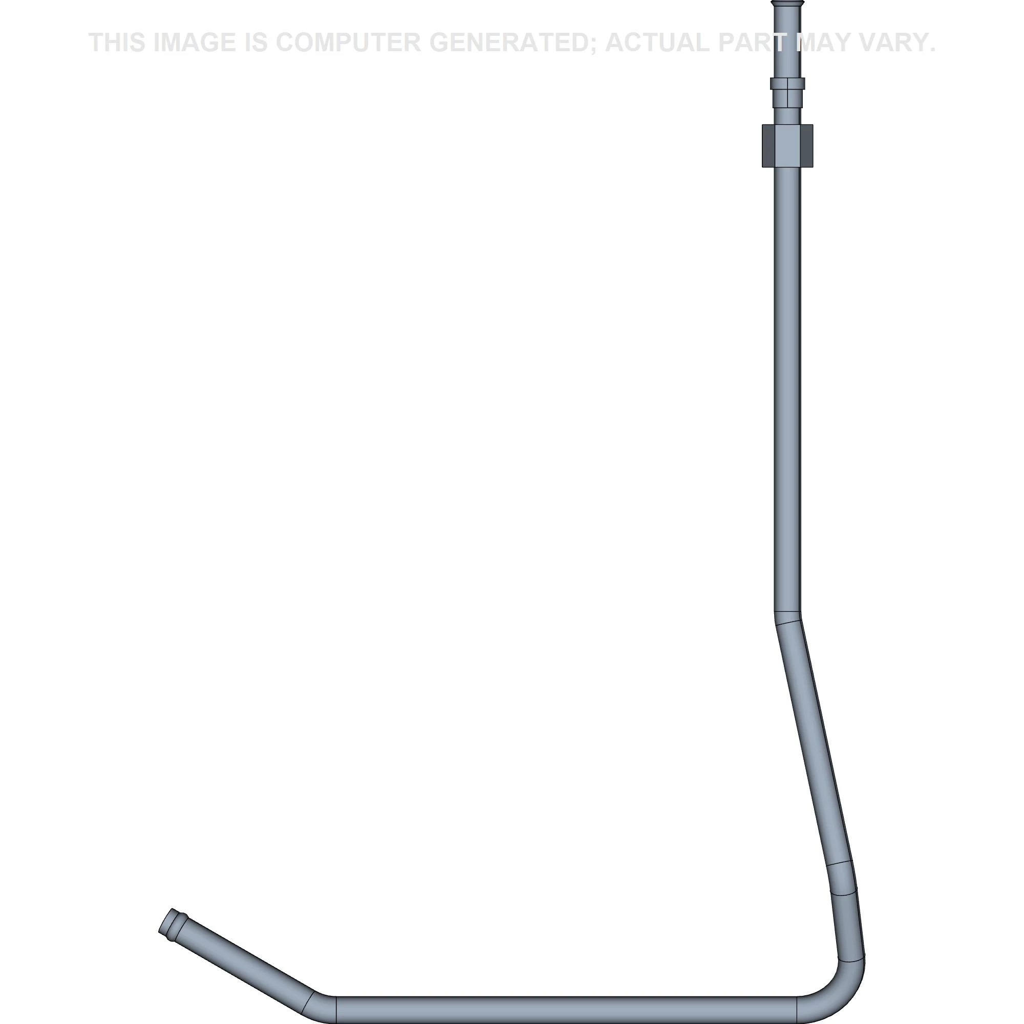Cooling System Tube - Upper Right-Hand - 15.875 mm OD x 584 mm L