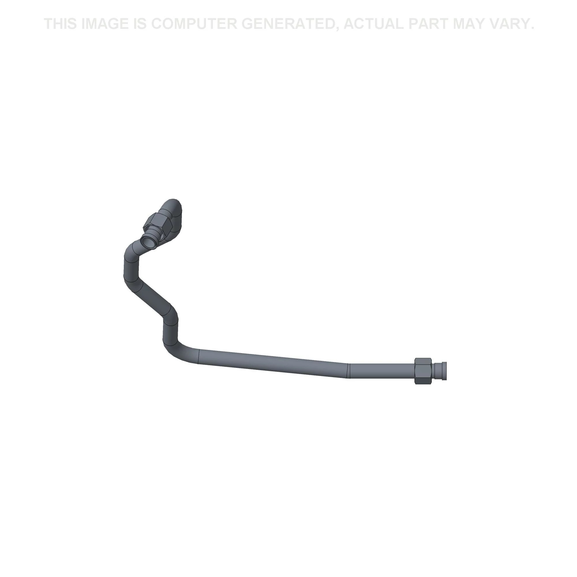 Loader Valve Outlet Tube - 25.4 mm OD