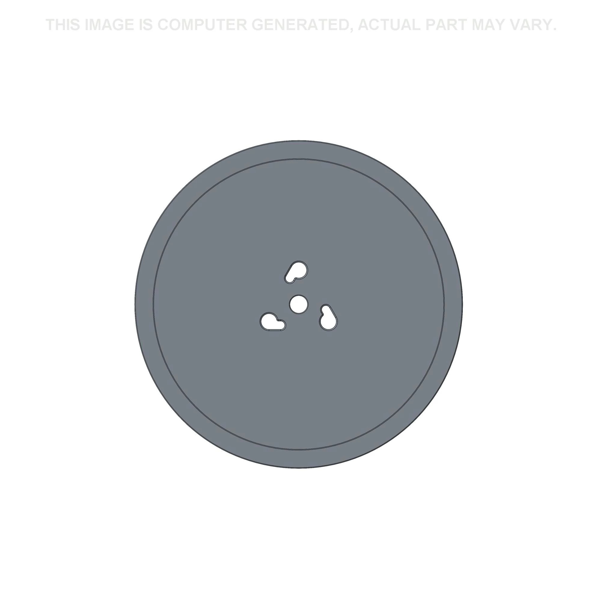 Disco de semente nu com ranhura