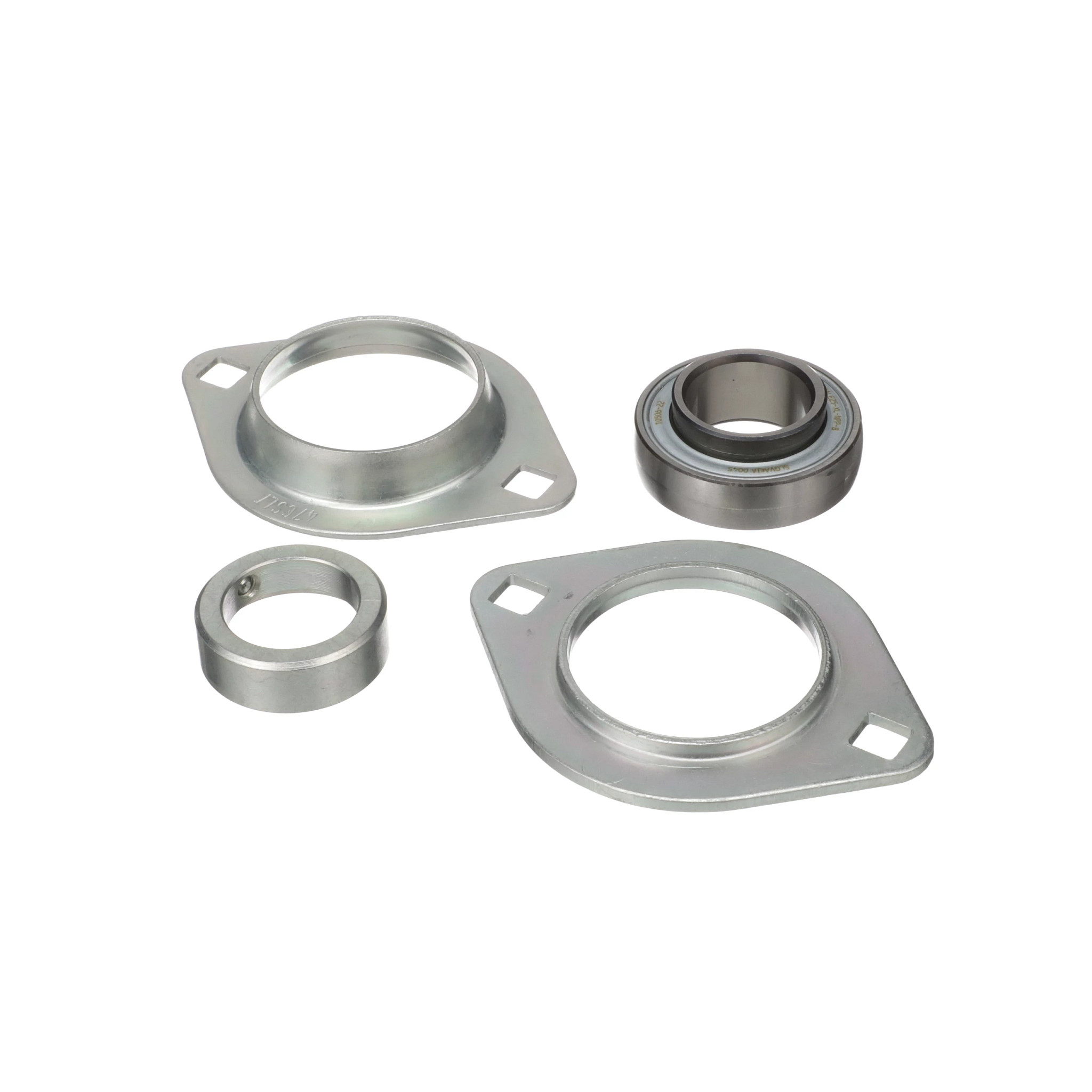 Conjunto do rolamento flangeado com colar - 25 mm DI x 76 mm DE x 71 mm L | NEWHOLLANDCE | BR | PT