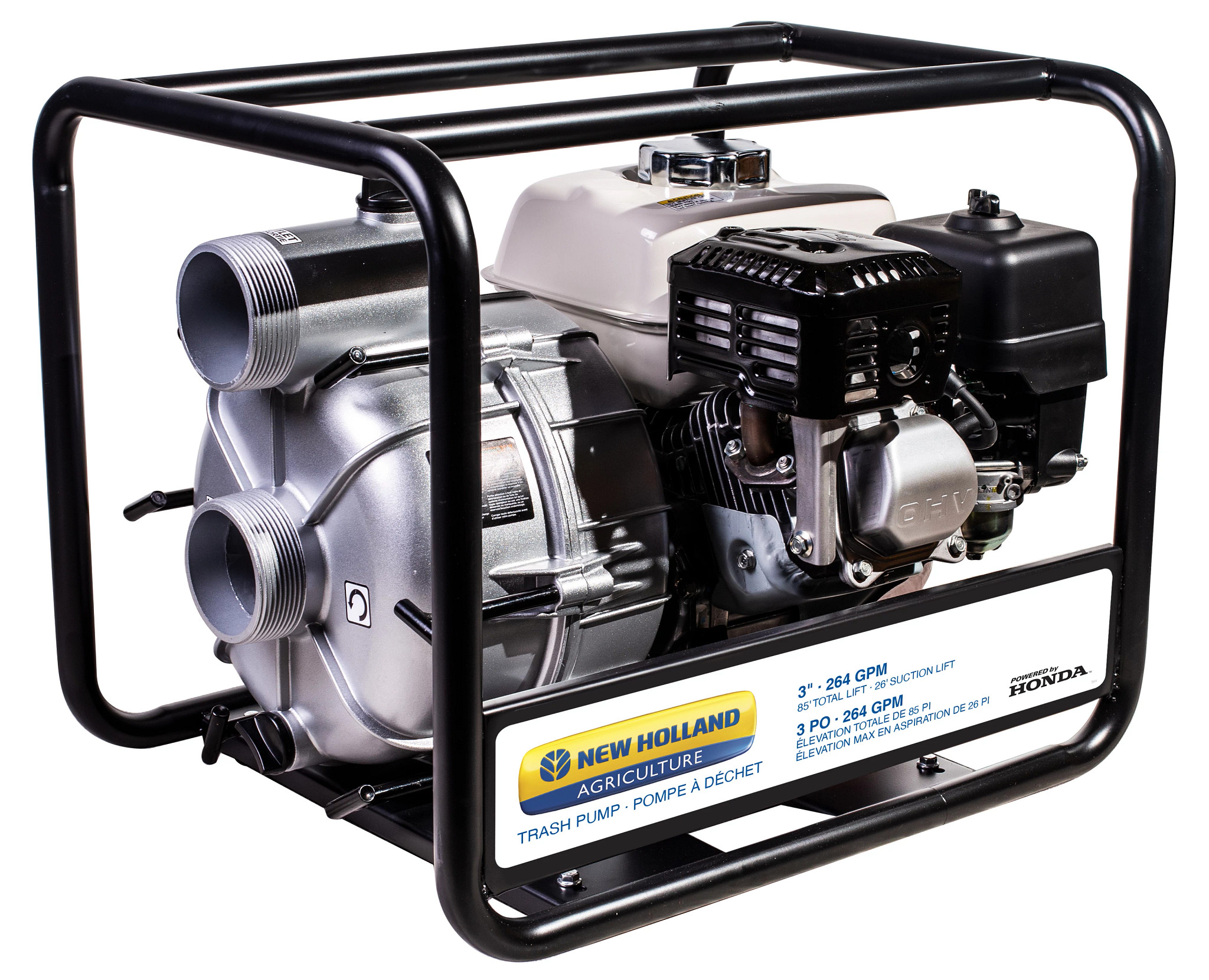 Pompe à déchets Honda 3 po - 33 LB/PO² - 264 gal/min | NEWHOLLANDAG | CA | EN