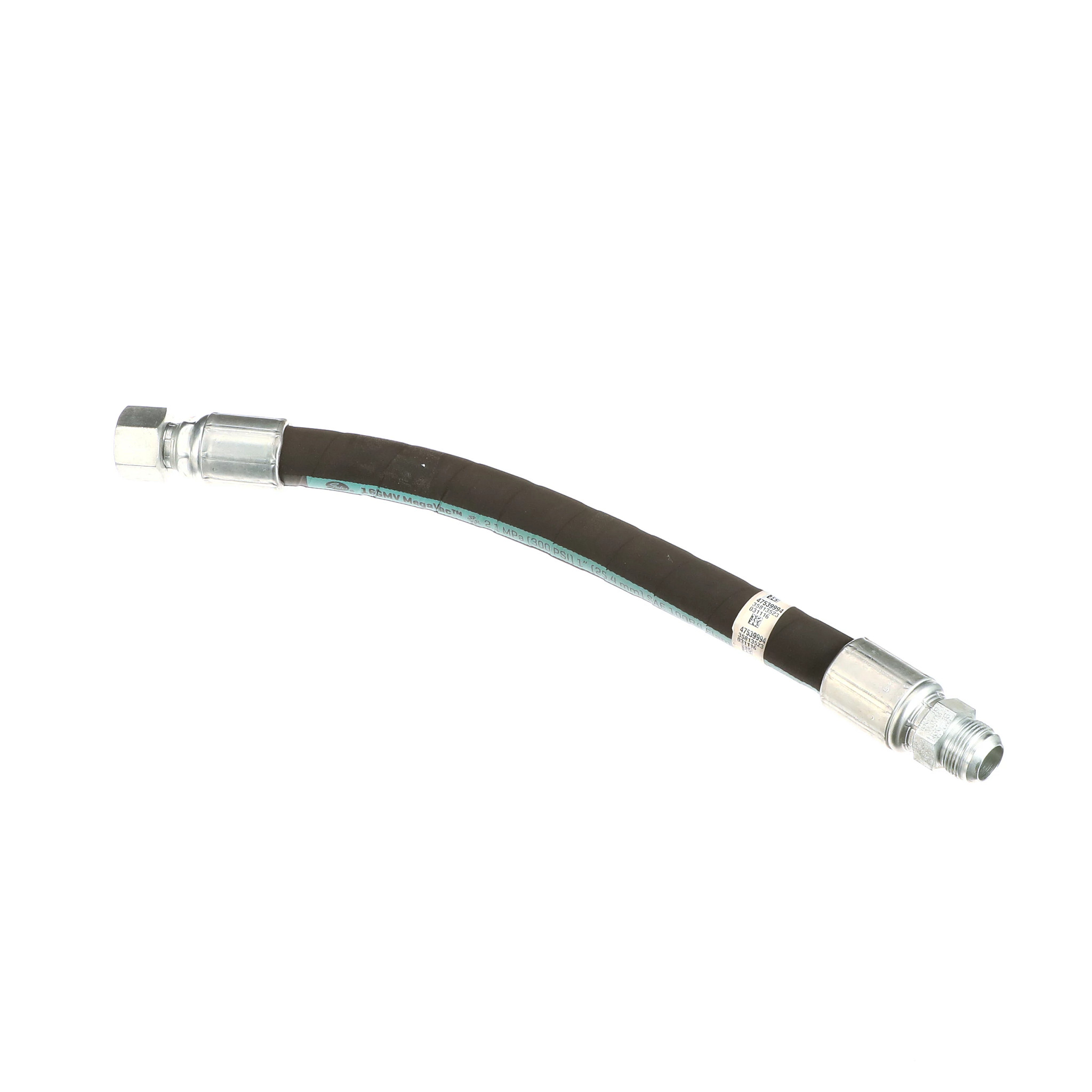Loader Valve Hose - 25 mm ID x 585 mm L x 1-5/16