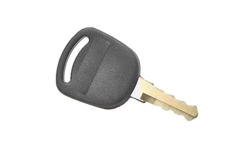 Chave de ignição - Logotipo vermelho CASE IH - 62 mm C x 30,5 mm L