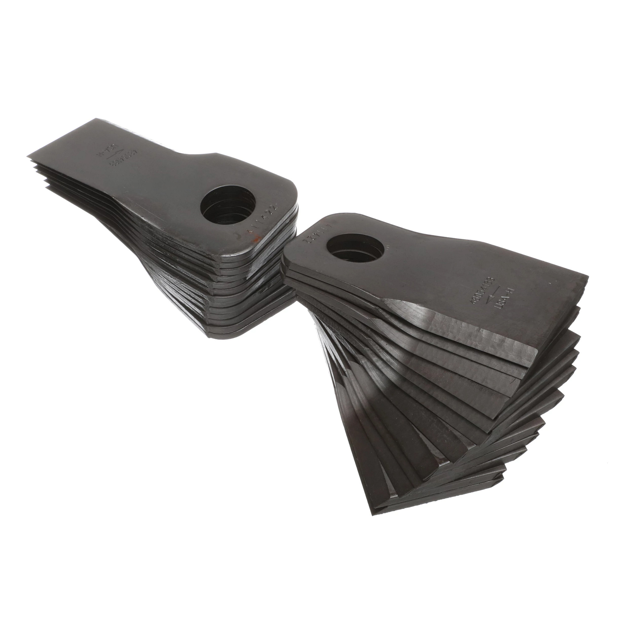 Lâmina da faca - Sentido horário - Torção de 14°