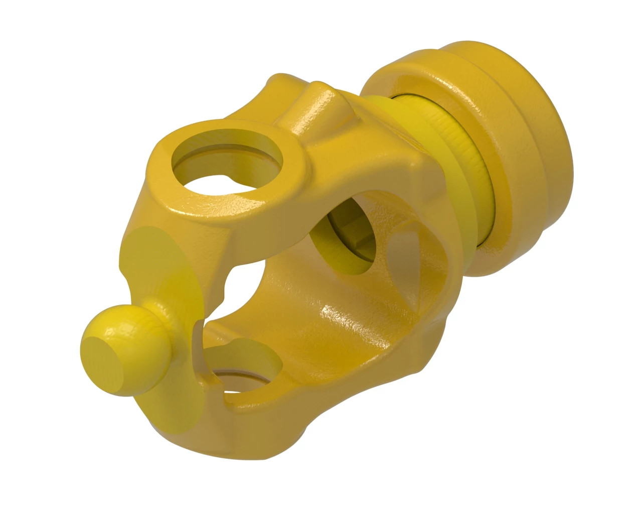 AB6-80 and AW35-80 Series Yoke - 1 3/8-6 Spline Bore - Safety Slide Lock Connection | NEWHOLLANDAG | CA | EN