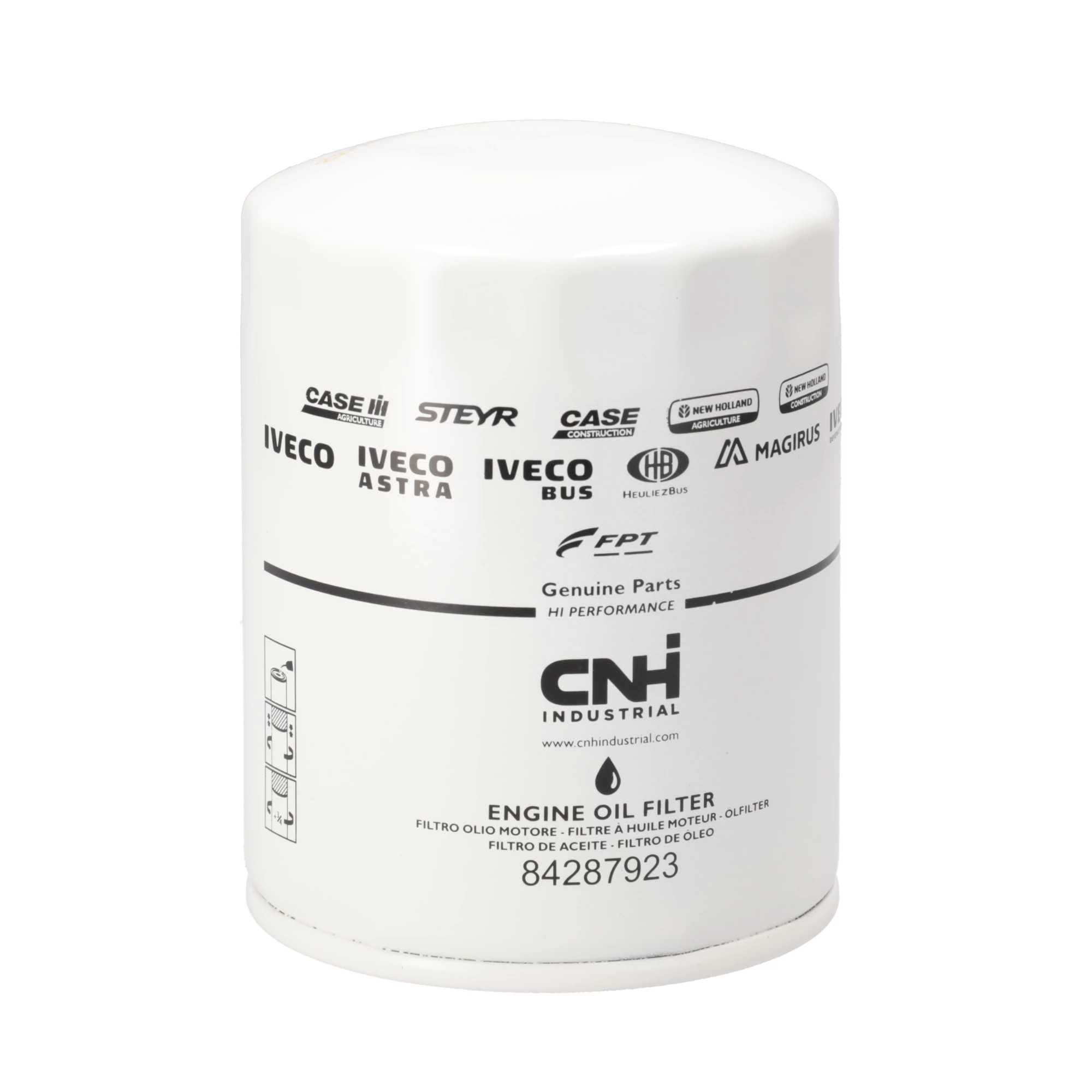 Filtro de óleo do motor - 109 mm DE x 148 mm C