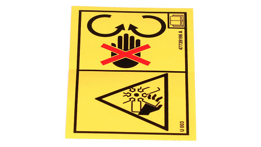 RÓTULO DE PRECAUCIÓN | NEWHOLLANDCE | EU | ES