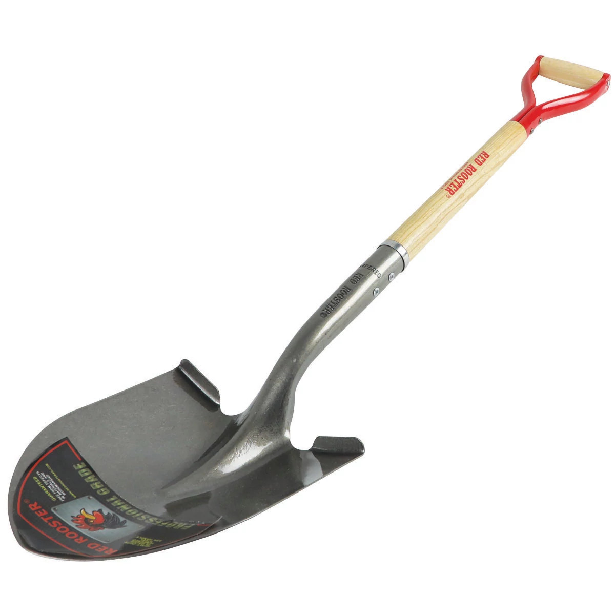 Pelle professionnel Red Rooster® - Pointe ronde - Calibre 14 - Poignée en D | CASECE | CA | EN