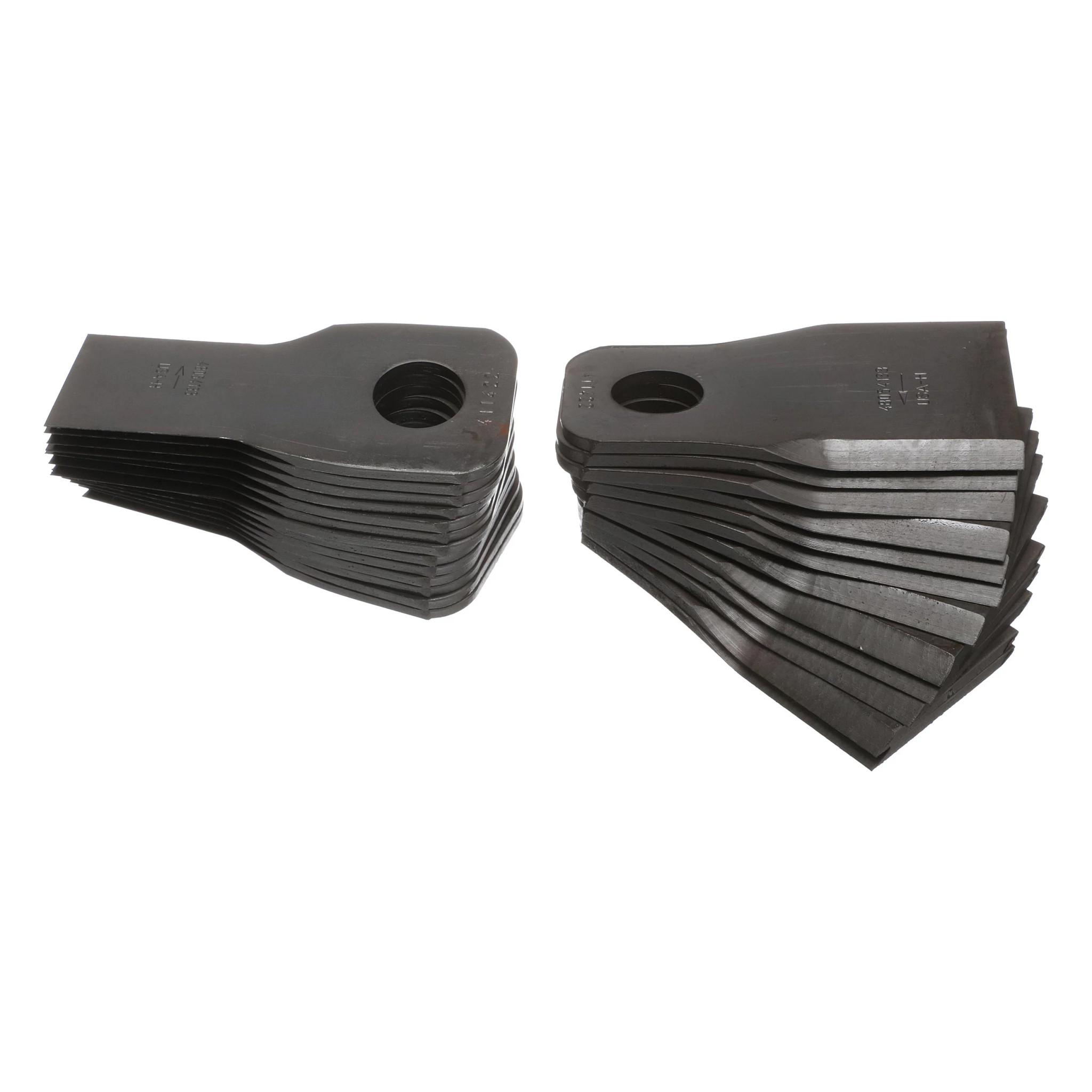 Lâmina da faca - Sentido horário - Torção de 14°