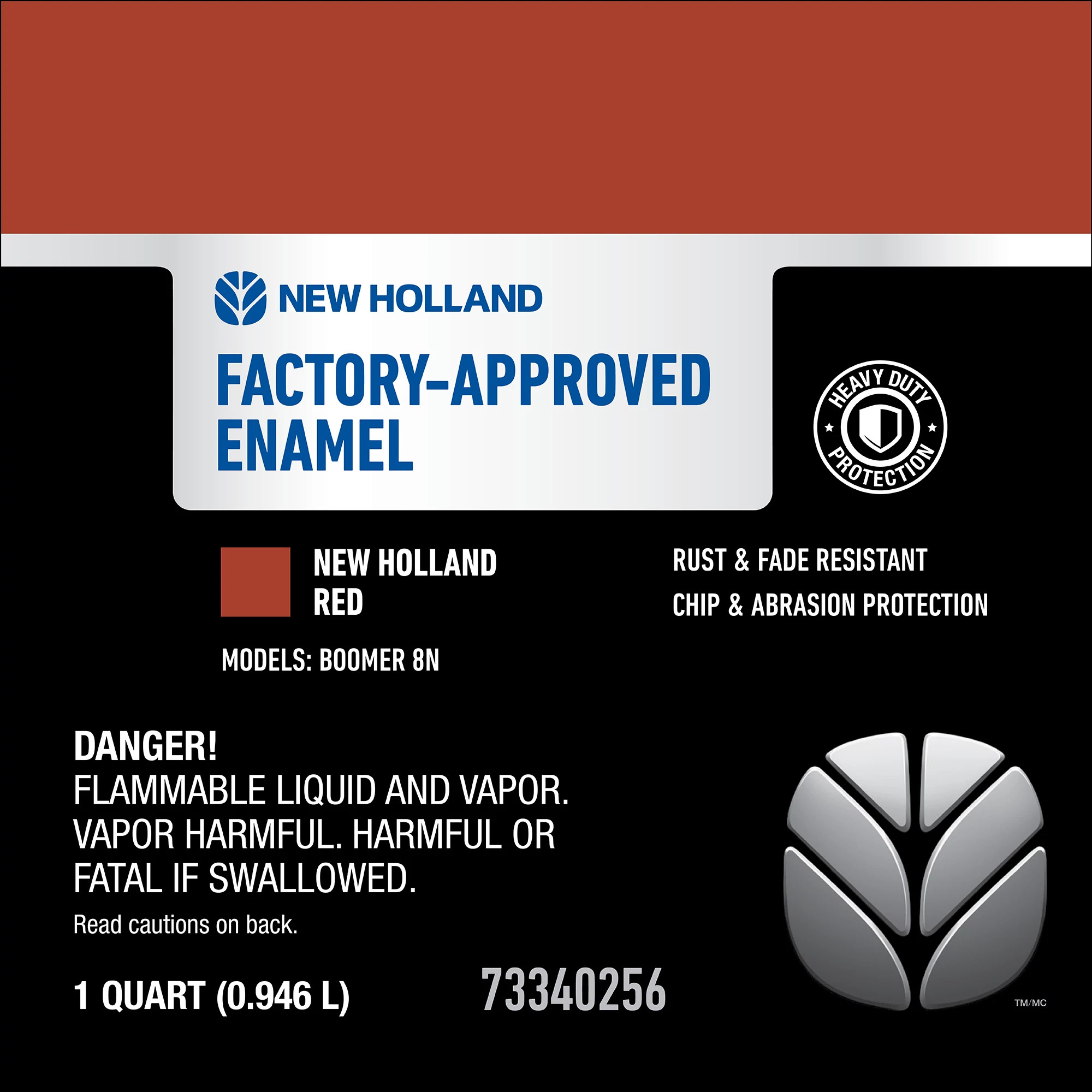 Peinture émail rouge - Bouteille d'1 pte/946ml | CASECE | CA | FR