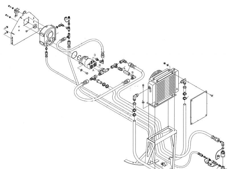 PTO com resfriador - 45 hp