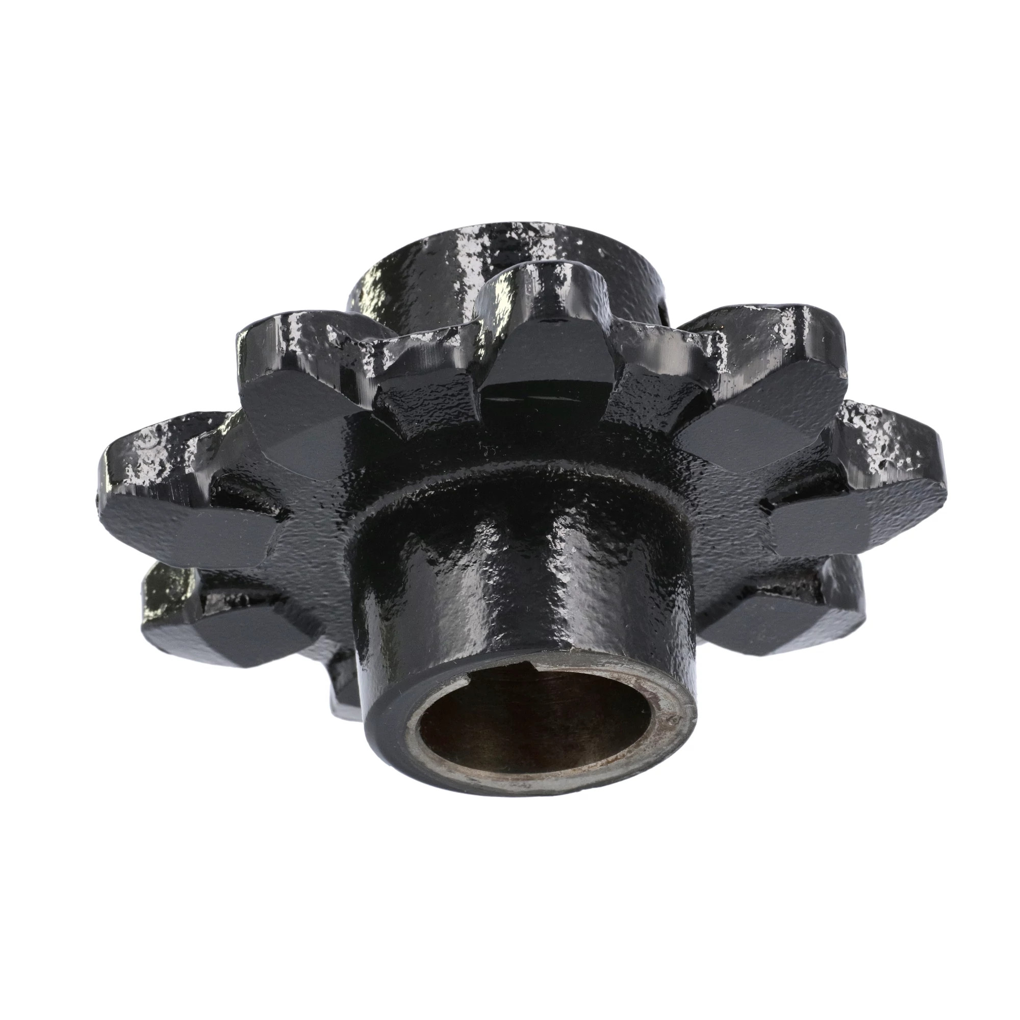 Roda dentada do elevador de grãos - 9 dentes - Cinza escuro - 132 mm DE x 53 mm DI x 75 mm A