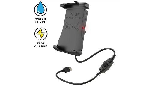 Ram® Quick-grip™ Waterproof Wireless Charging Holder With Ball | NEWHOLLANDAG | CA | EN