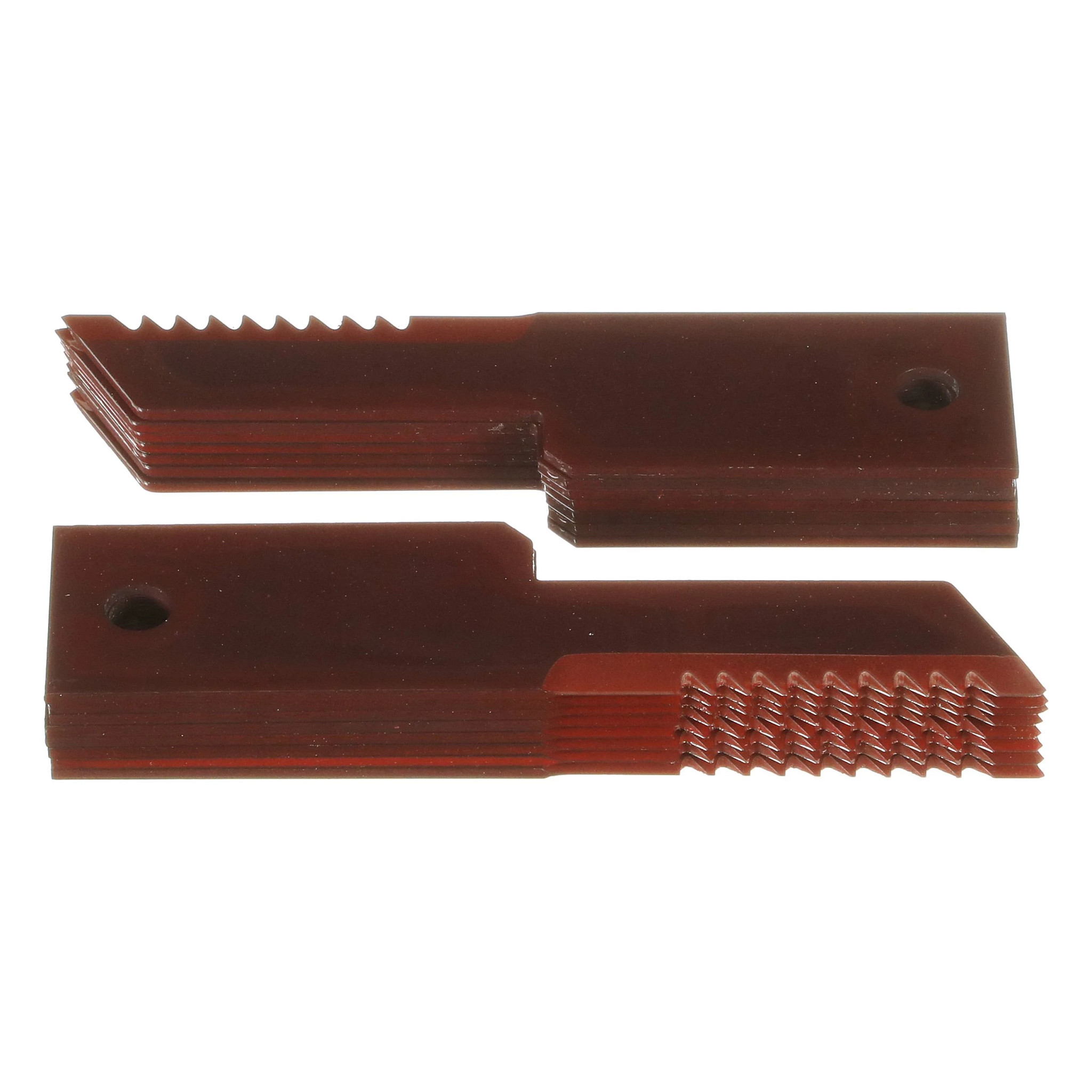 Faca do picador de palha - Estacionária - Serrilhada - 198,5 mm C x 50 mm L x 3 mm espessura