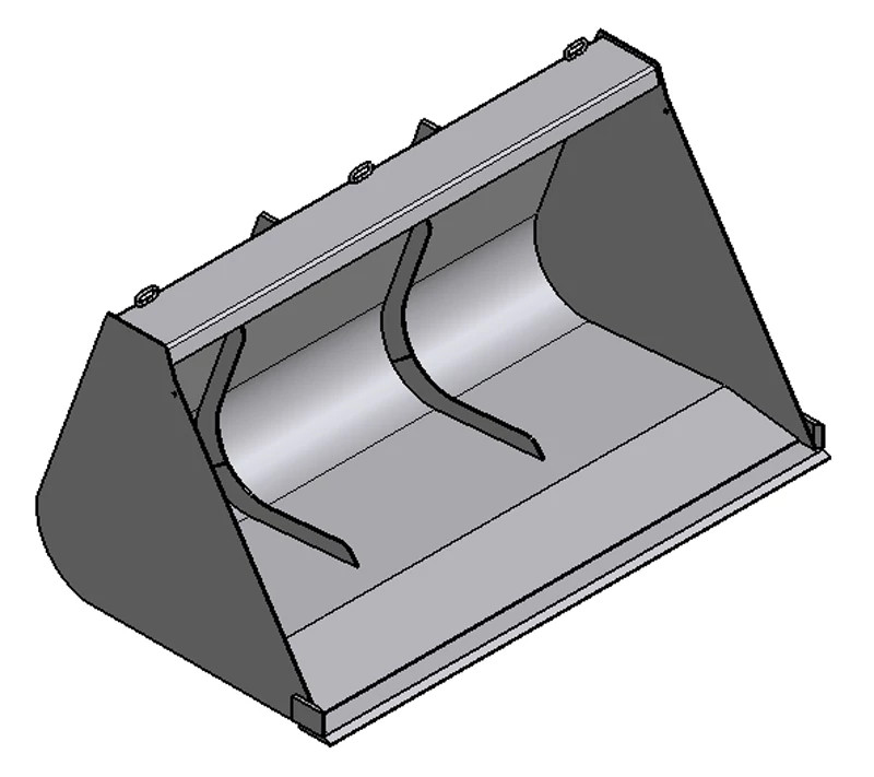 High-Capacity Bucket - Heavy Range - 2450 mm W - 3060 mm L | CASECE | US | EN